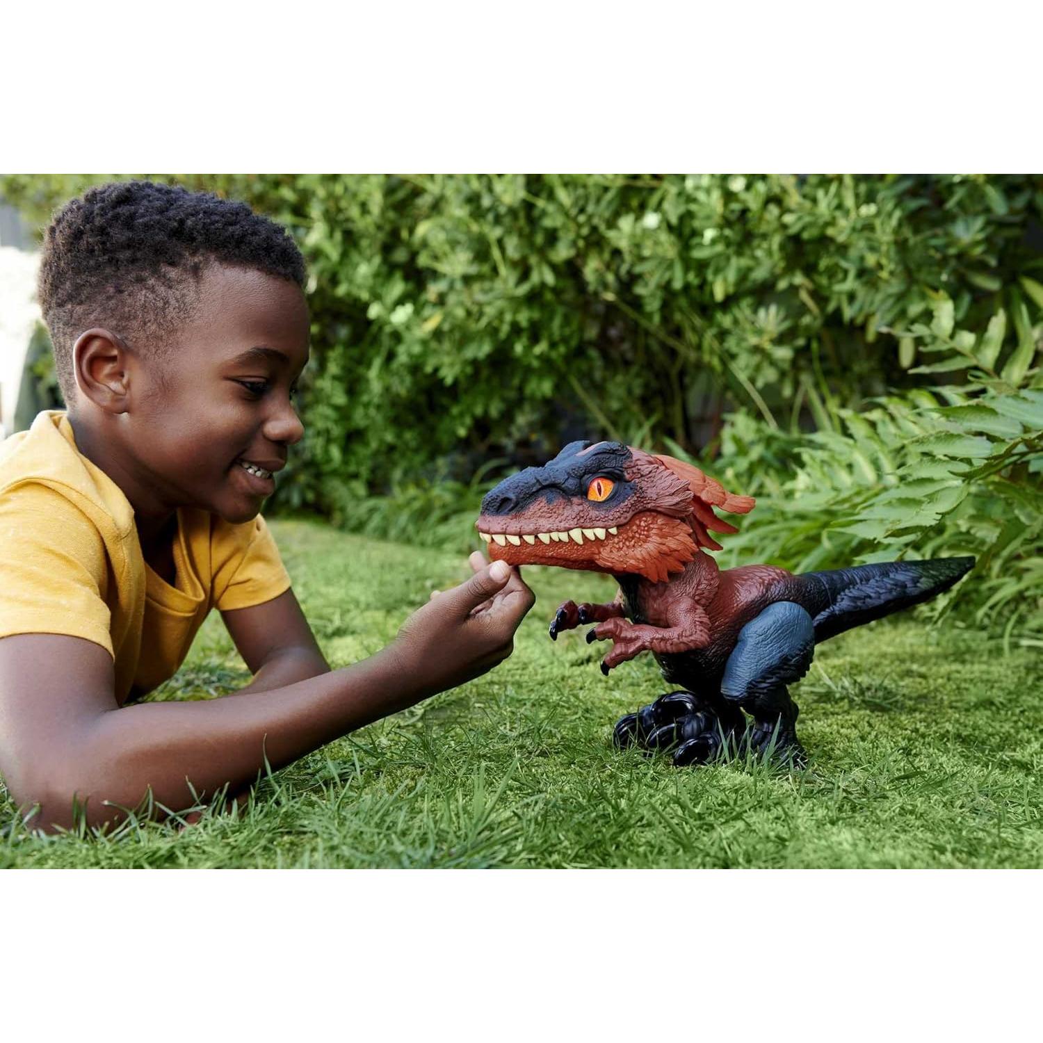 Figura Dinosaurio Pyroraptor Mattel Jurassic World 18cm