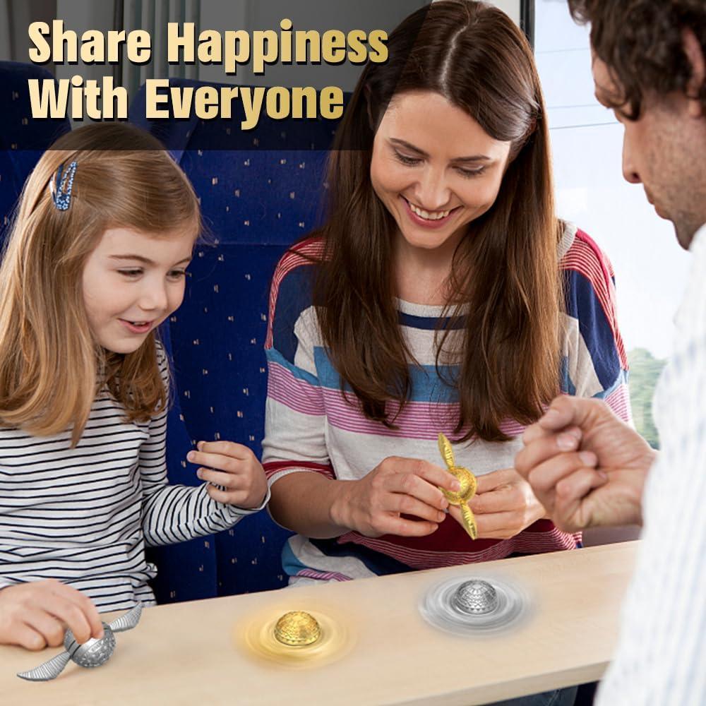 Spinner Antiestrés Dorado Amarlozn 15cm para Niños y Adultos