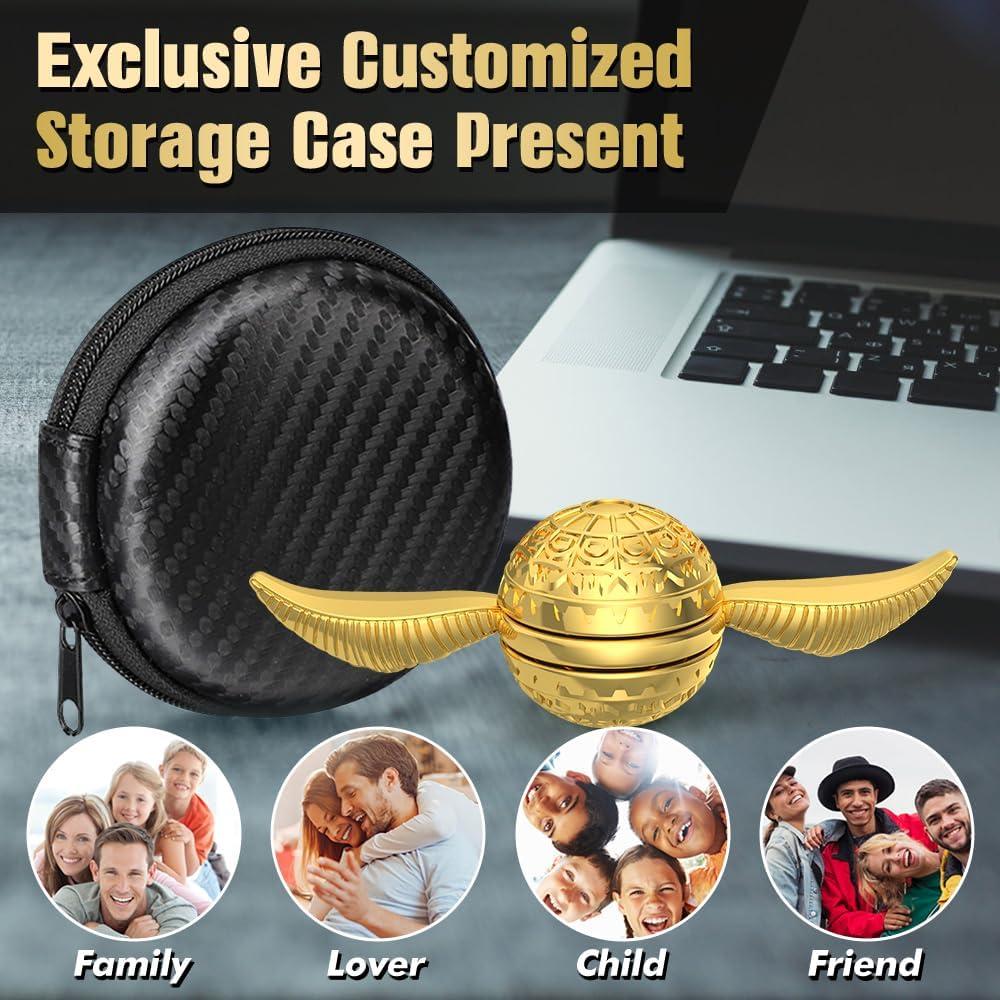 Spinner Antiestrés Dorado Amarlozn 15cm para Niños y Adultos