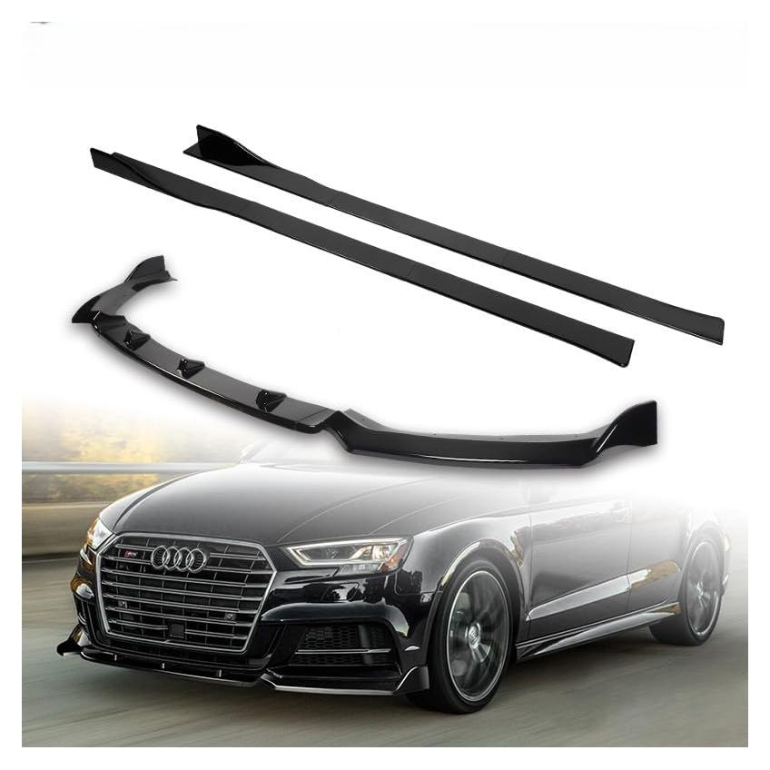 Kit Carrocería Frontal 9 Piezas Audi A3 S3 2017-2020 Negro