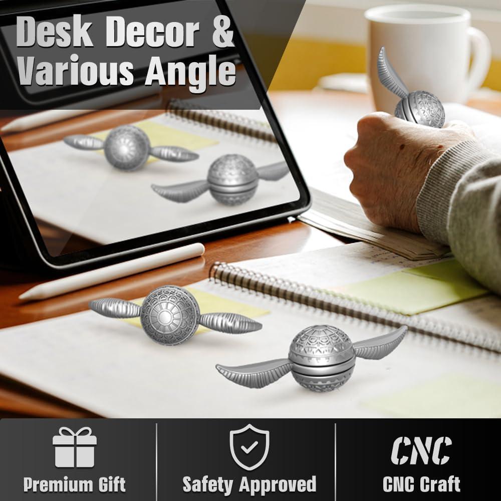 Fidget Spinner Amarlozn Plata - Juguete Anti-Ansiedad