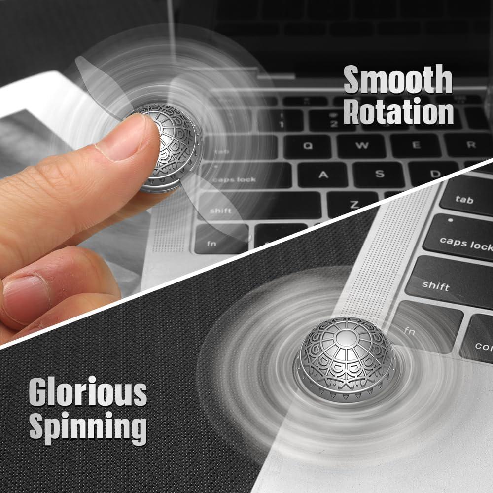 Fidget Spinner Amarlozn Plata - Juguete Anti-Ansiedad