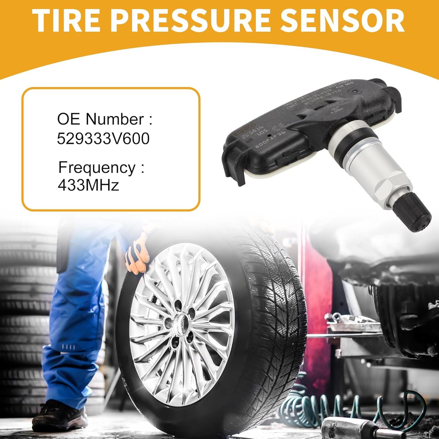 Sensor de Presión de Neumáticos Partuto 529333V600 para Hyundai Azera 2014-2017