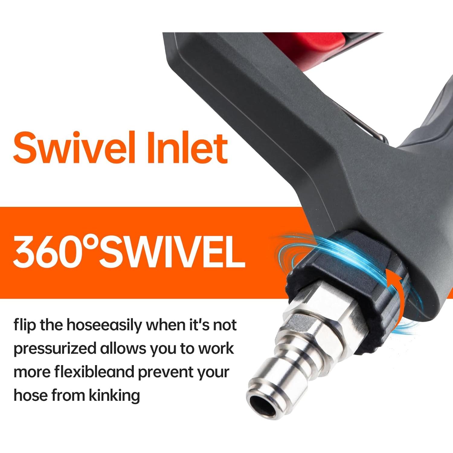 Pistola de Lavado a Presión AURORA CAR 5000 PSI 41"