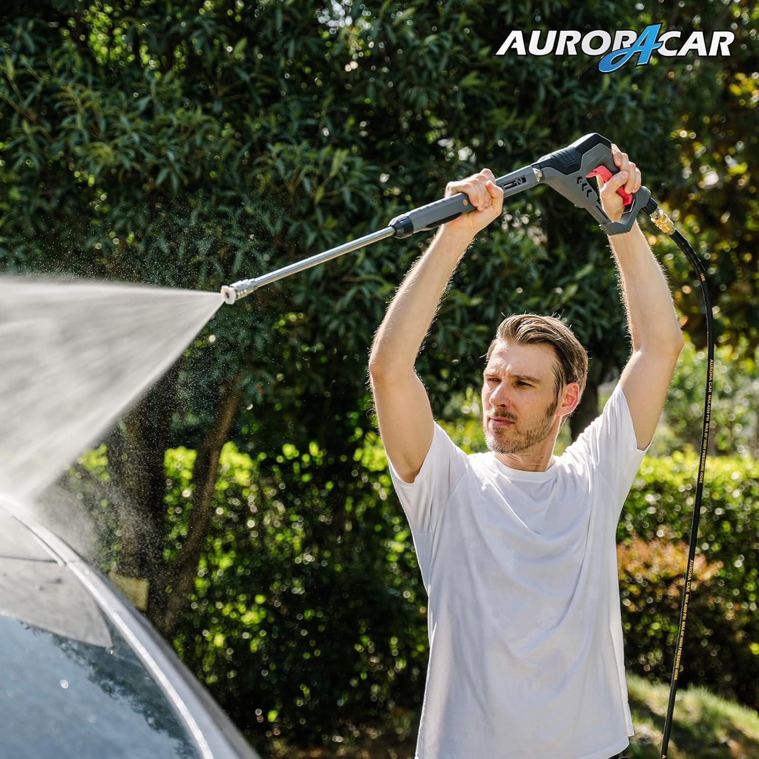 Pistola de Lavado a Presión AURORA CAR 5000 PSI 41"