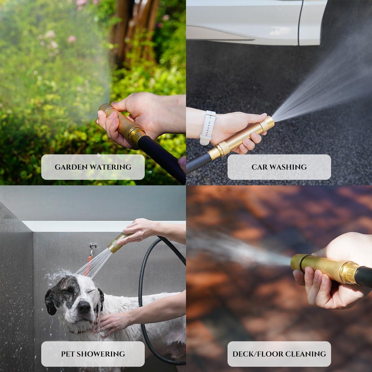 Boquilla de Manguera de Latón Wiseflow con Spray Ajustable