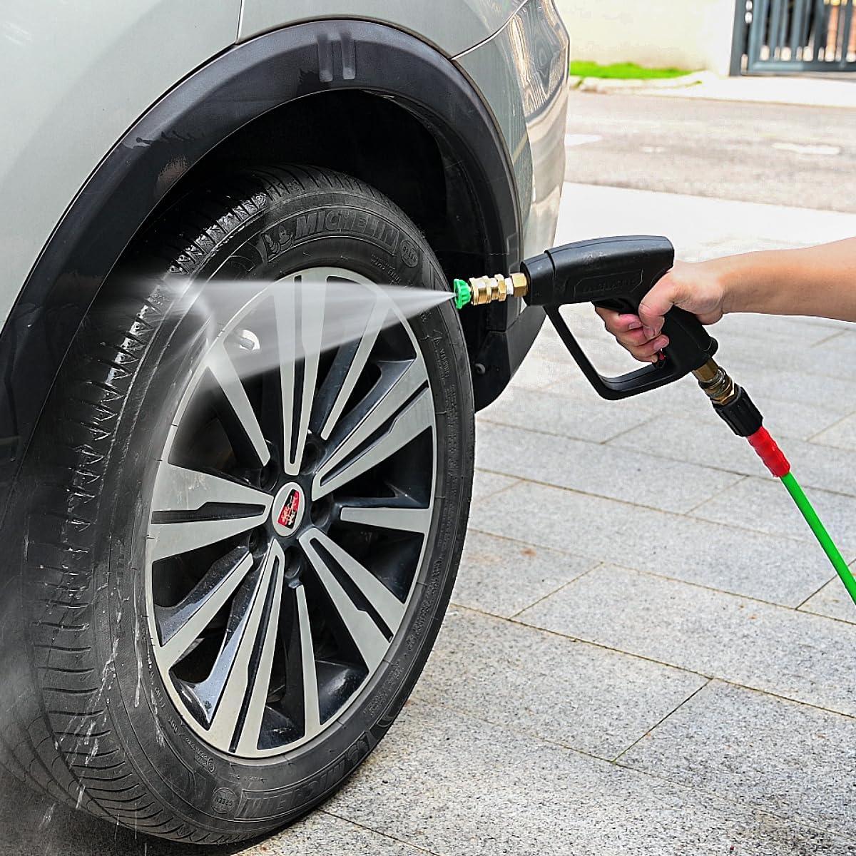 Pistola de Lavado a Presión Corta YAMATIC con Manguera 7.62m