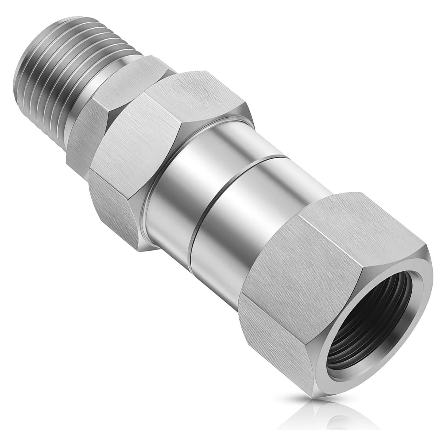 Conector Giratorio de Lavadora a Presión SynHHergyx 3/8" Inoxidable