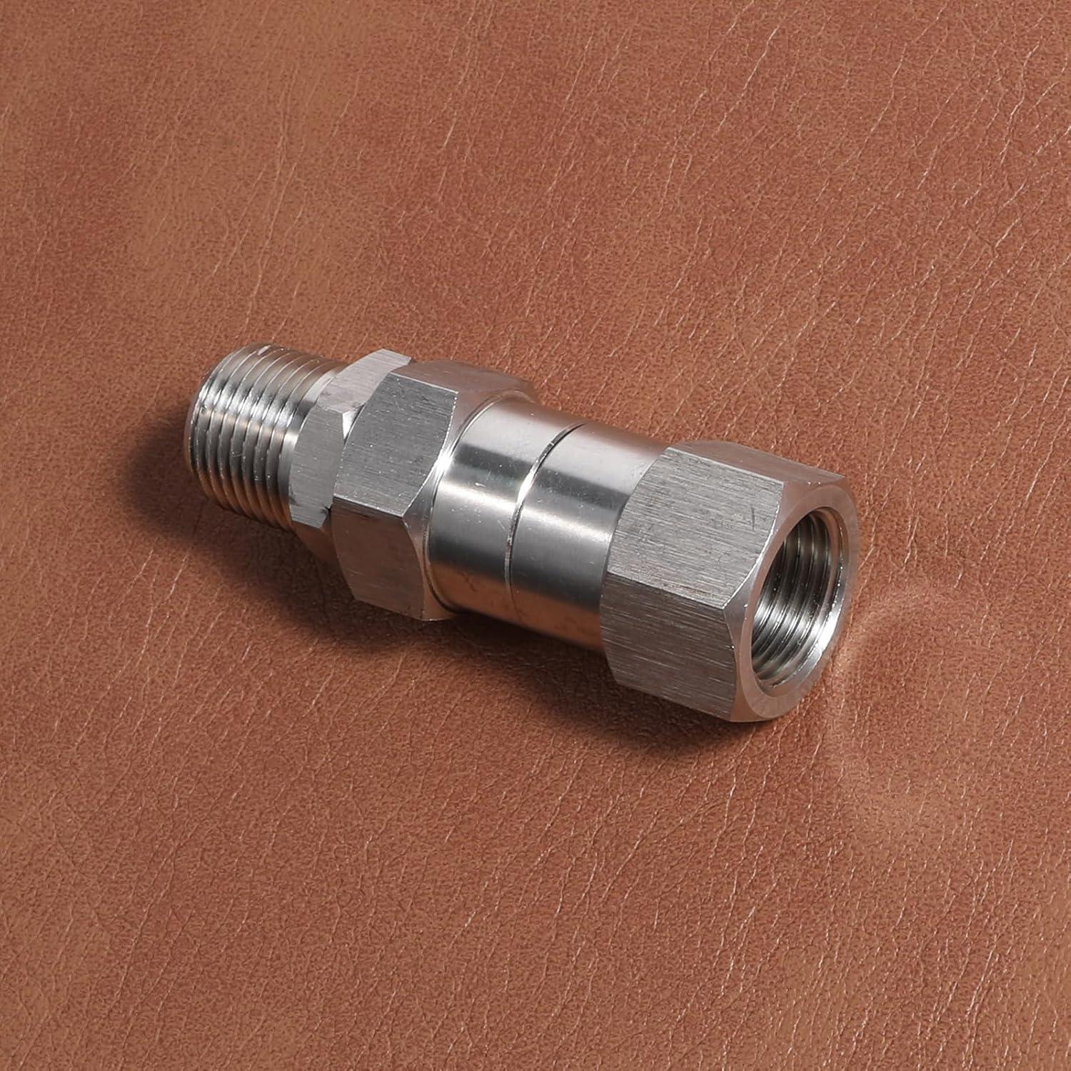 Conector Giratorio de Lavadora a Presión SynHHergyx 3/8" Inoxidable