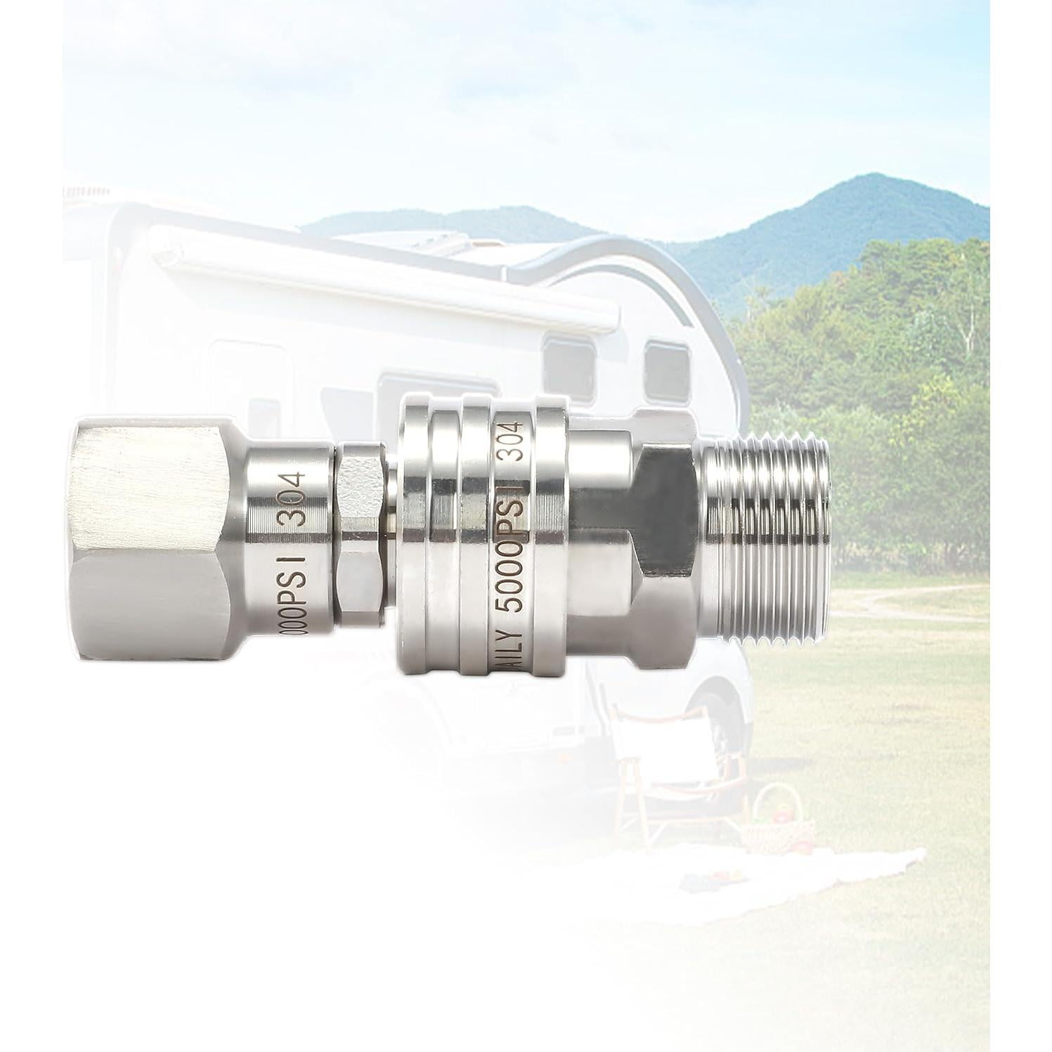 Juego de Adaptadores Giratorios Tool Daily M22 14mm a 3/8" 5000 PSI