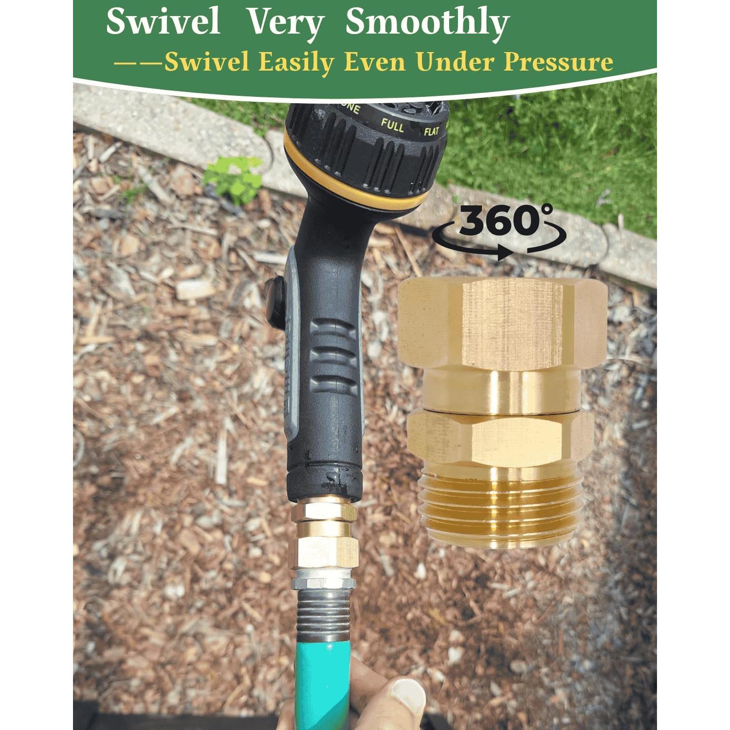 Adaptador Giratorio para Manguera SARANICE 3/4" GHT Latón