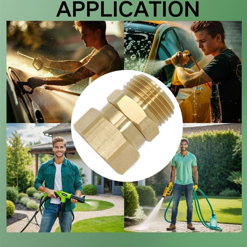 Adaptador Giratorio para Manguera SARANICE 3/4" GHT Latón