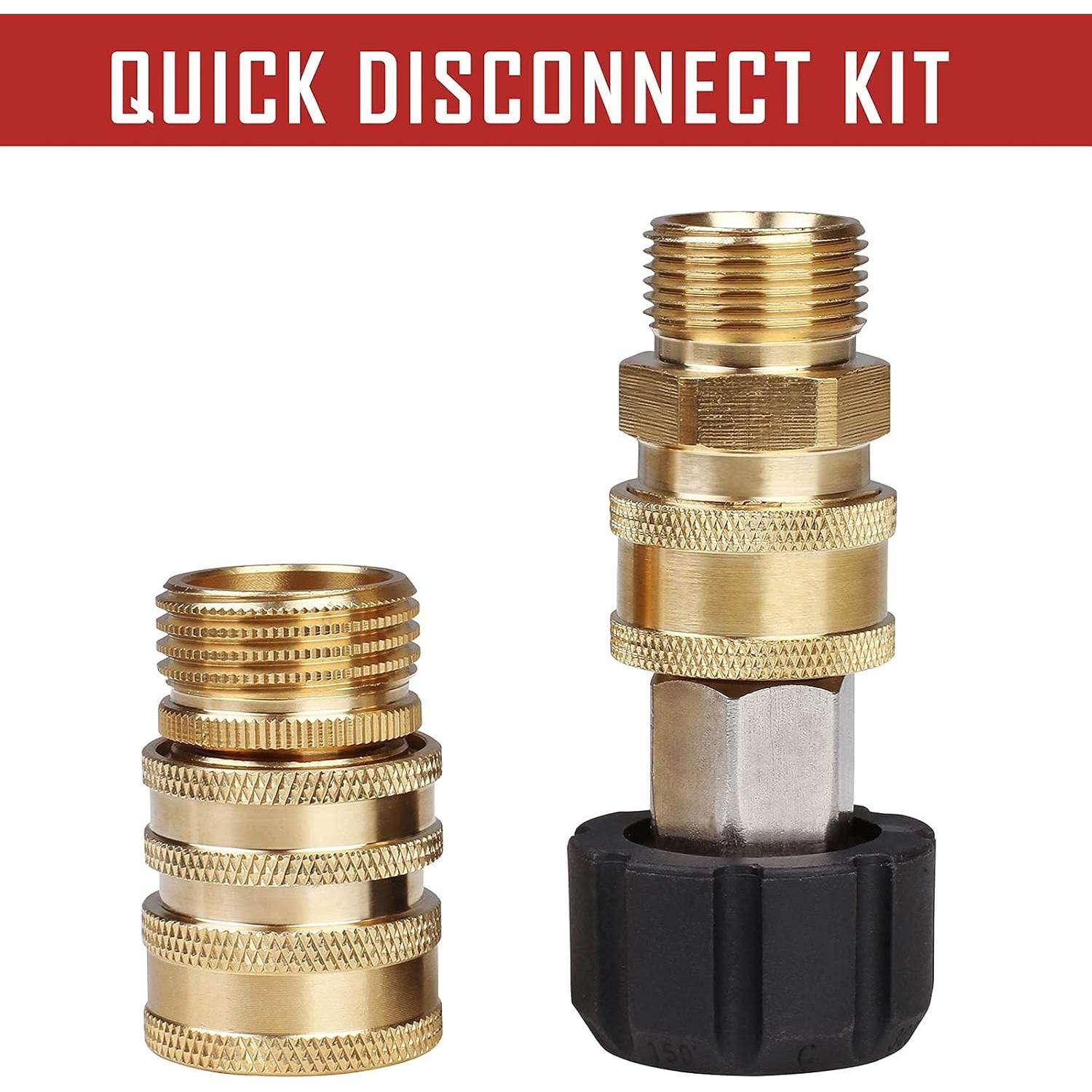 Juego de Adaptadores para Lavadora a Presión WOJET M22 14mm