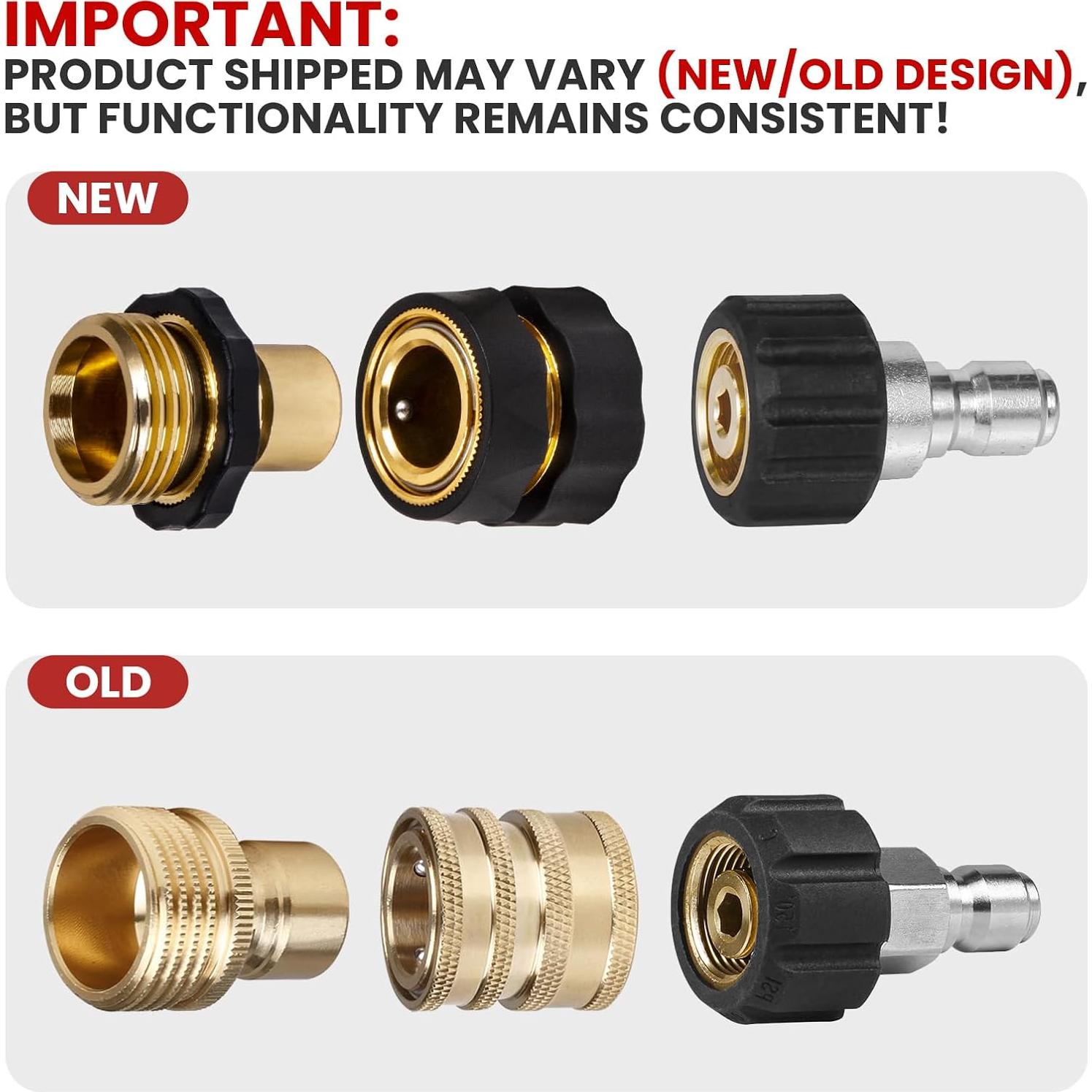 Juego de Adaptadores para Lavadora a Presión WOJET M22 14mm