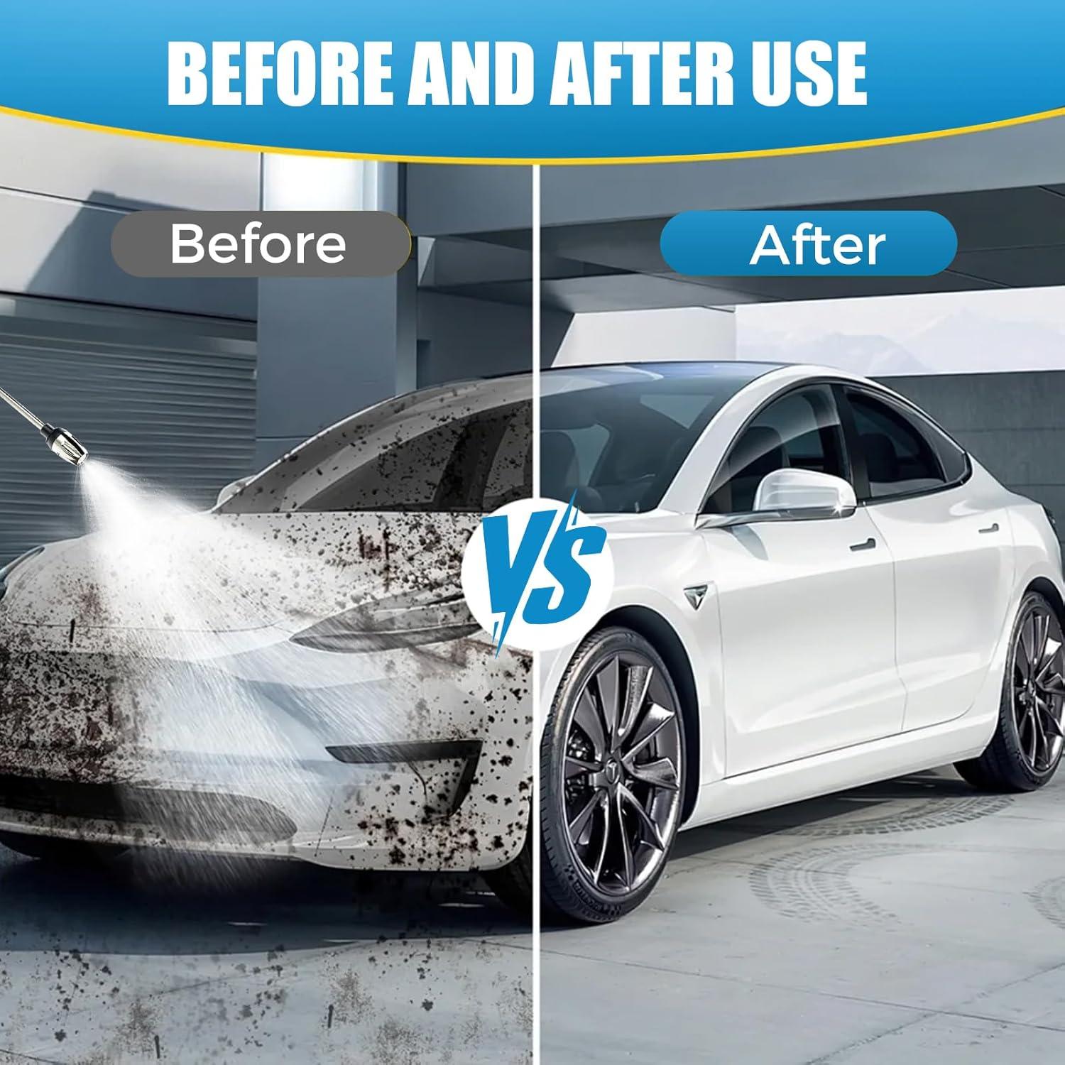 Limpiadora a Presión Water Blitz 2025, 360° Ajustable, 1.27 cm