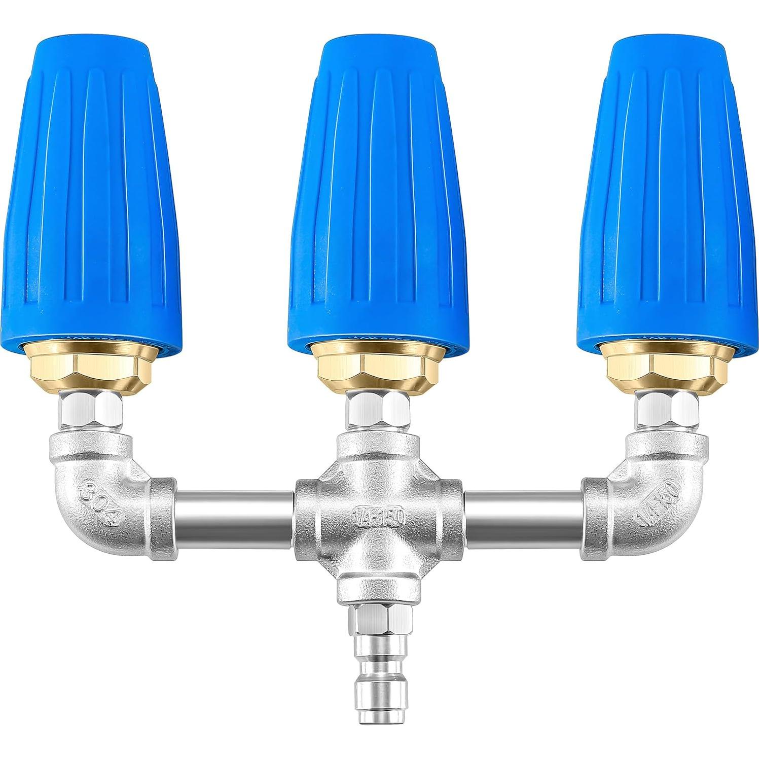 Boquilla Turbo Triple TasuoX 4000 PSI 3 en 1 para Lavadora