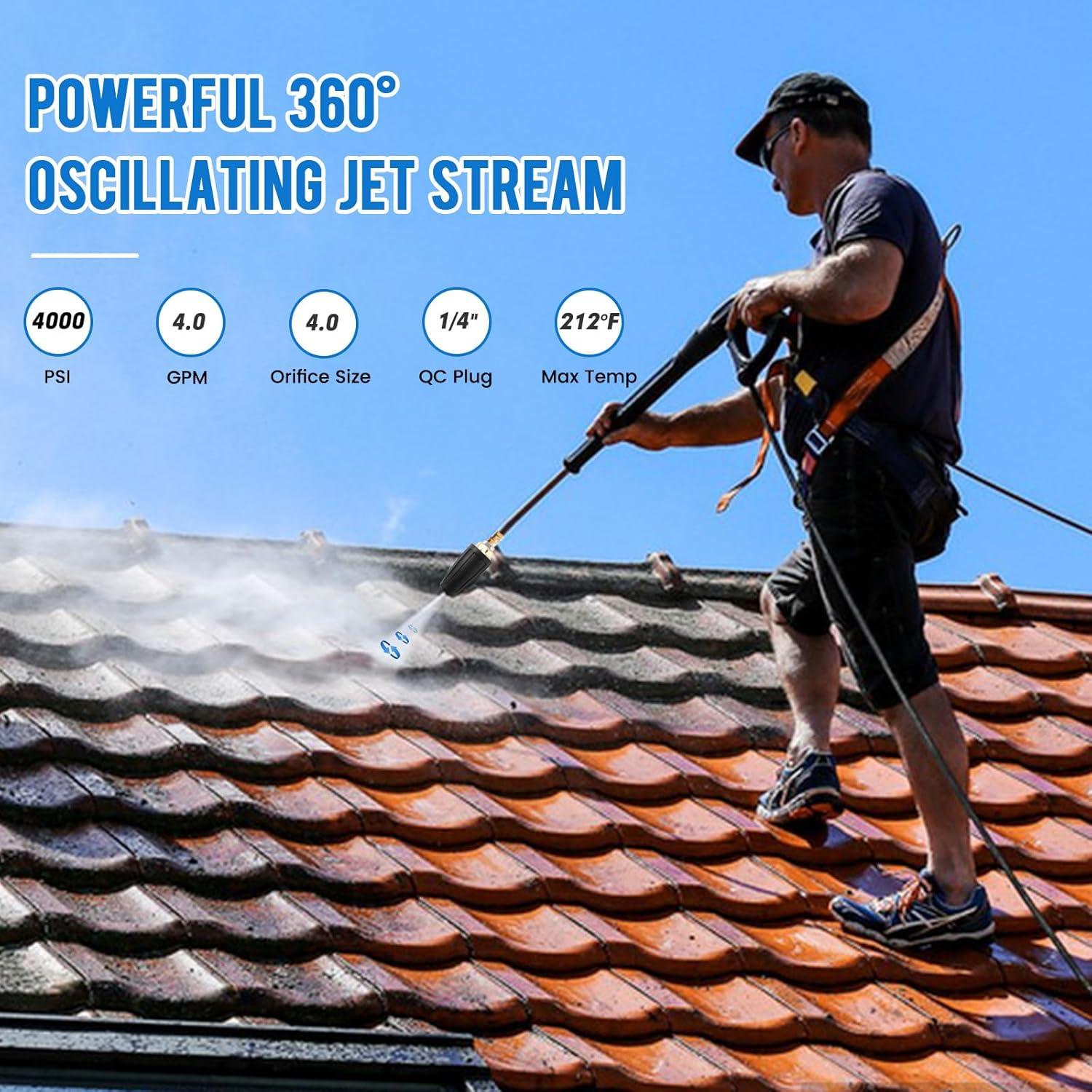 Boquilla Turbo para Lavadora a Presión Bihijua 4000 PSI 4.0 GPM