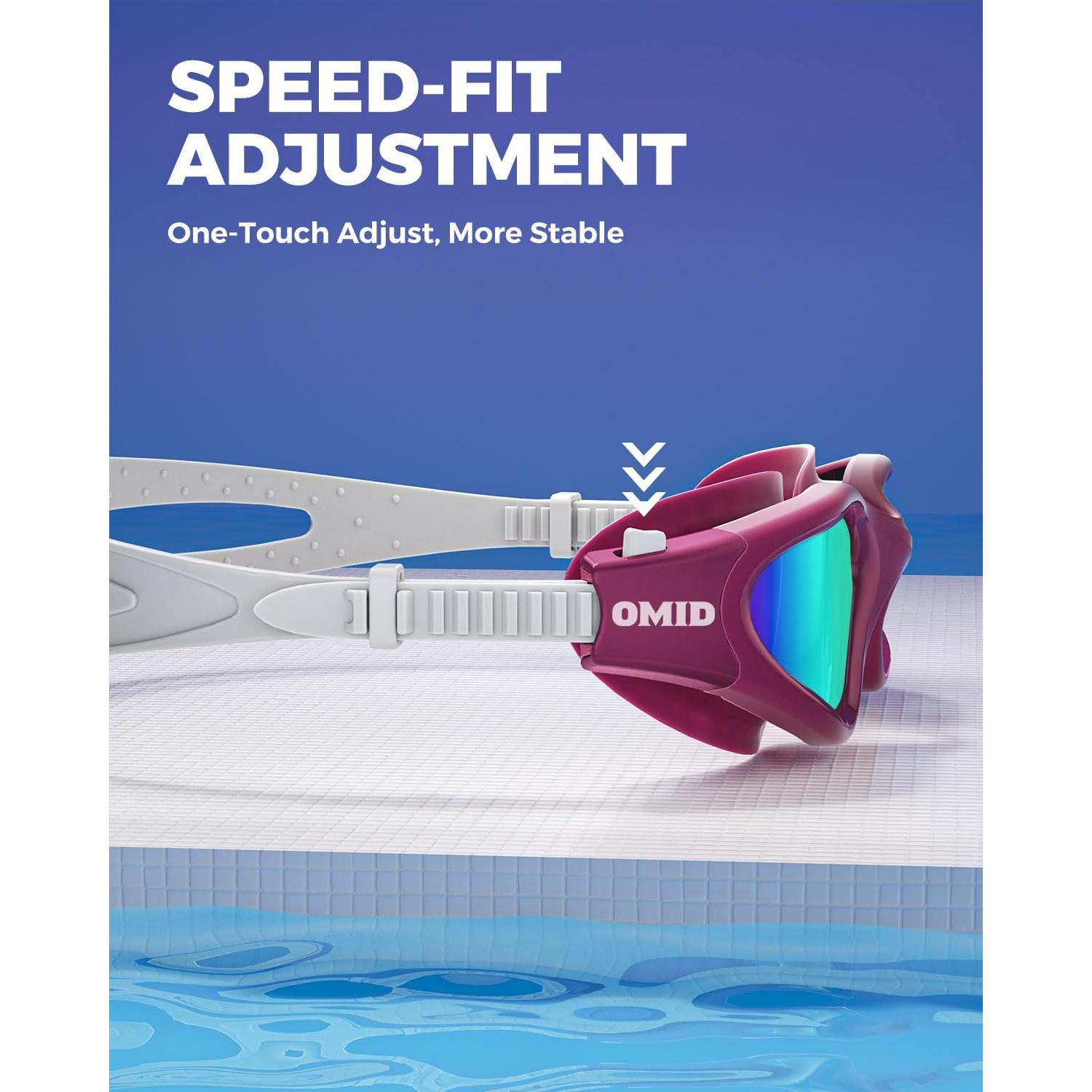 Gafas de natación OMID C3, polarizadas y antiempañantes