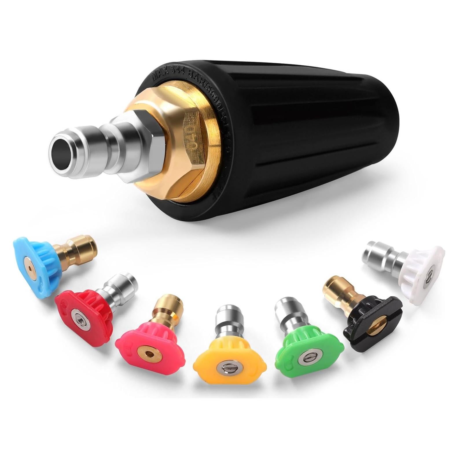 Boquilla Turbo JERUIFOX 360° para Lavadora a Presión 4000 PSI