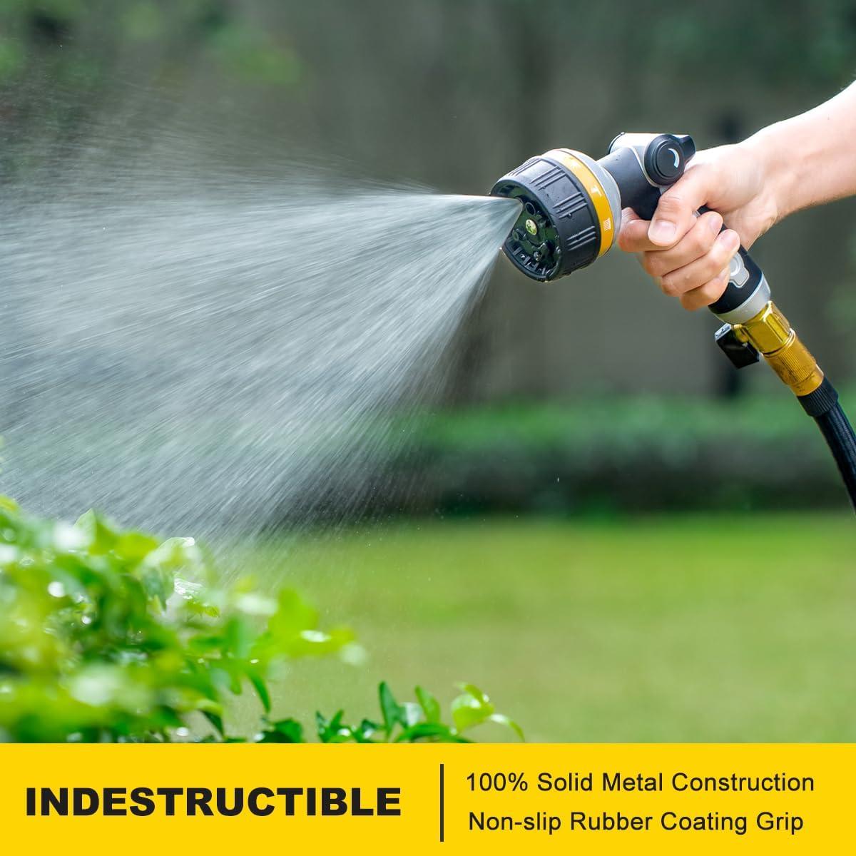 Boquilla de Manguera de Jardín FANHAO Amarilla 10 Patrones