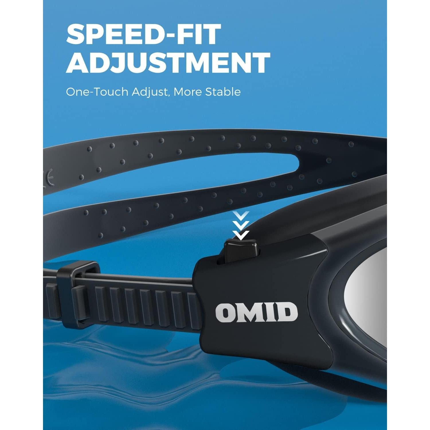 Gafas de natación OMID modelo P2 polarizadas antiempañantes