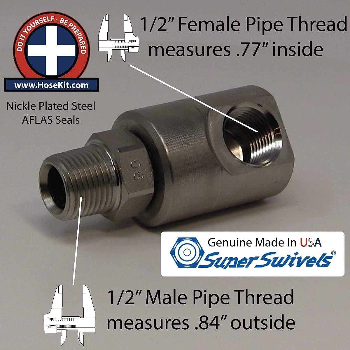 Conector de Manguera Giratorio HÁZLO TÚ MISMO 1.9 cm 5000 PSI