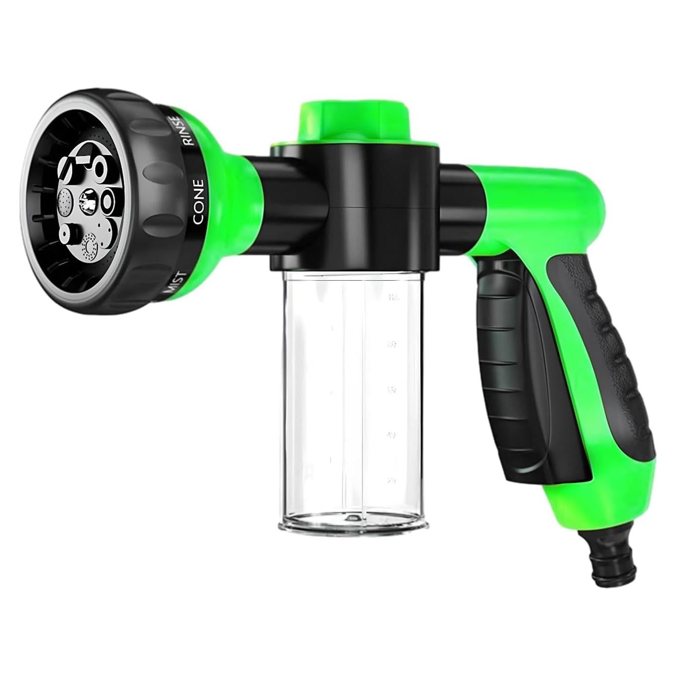 Boquilla de Lavado de Autos Wevdn, Alta Presión 8 Patrones Verde