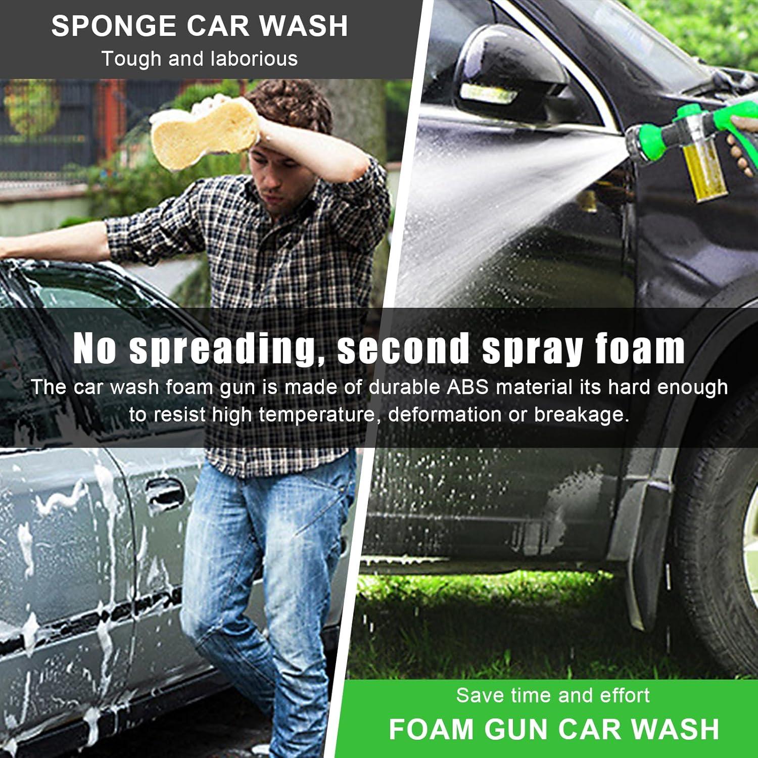 Boquilla de Lavado de Autos Wevdn, Alta Presión 8 Patrones Verde