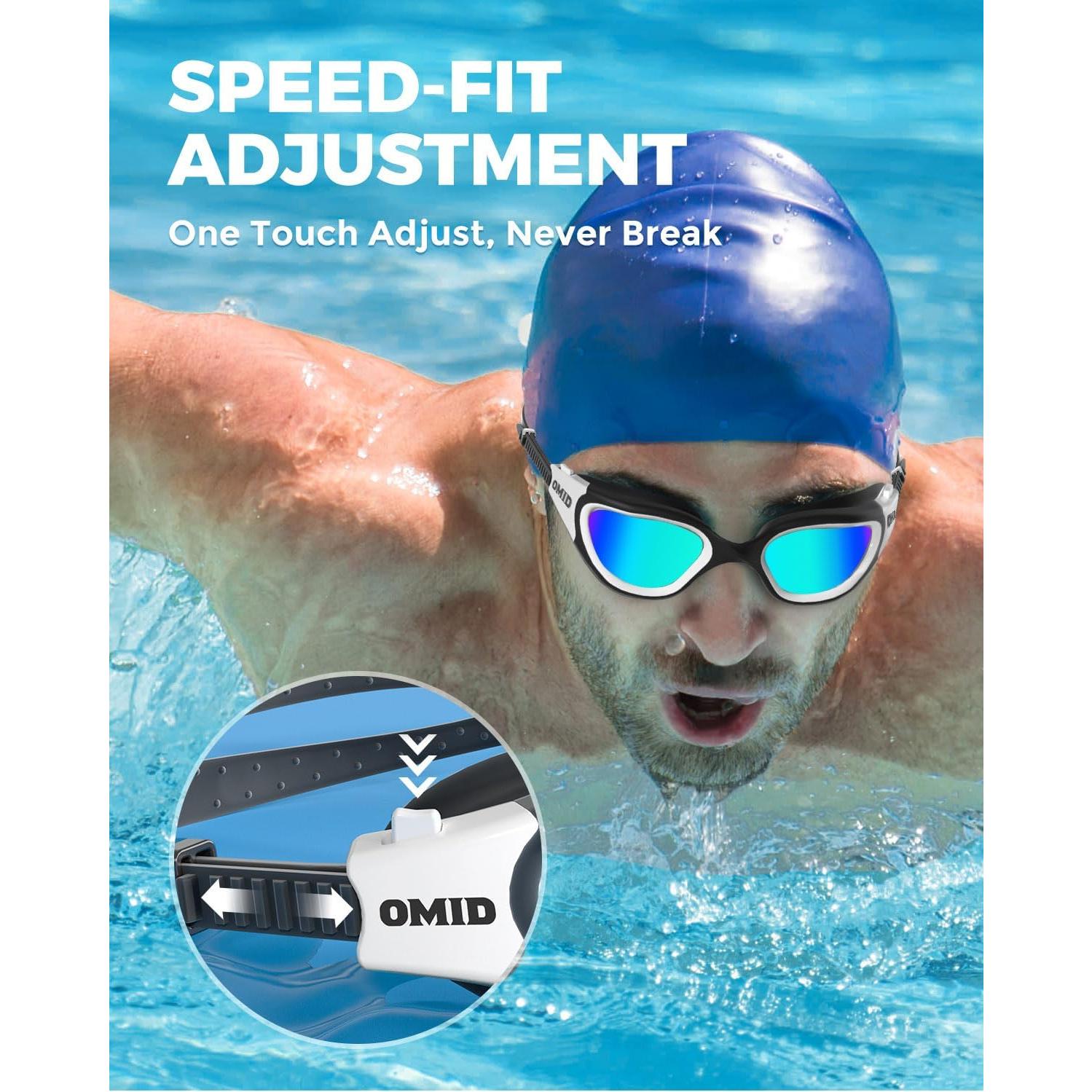 Gafas de natación OMID P2 polarizadas antiempañantes