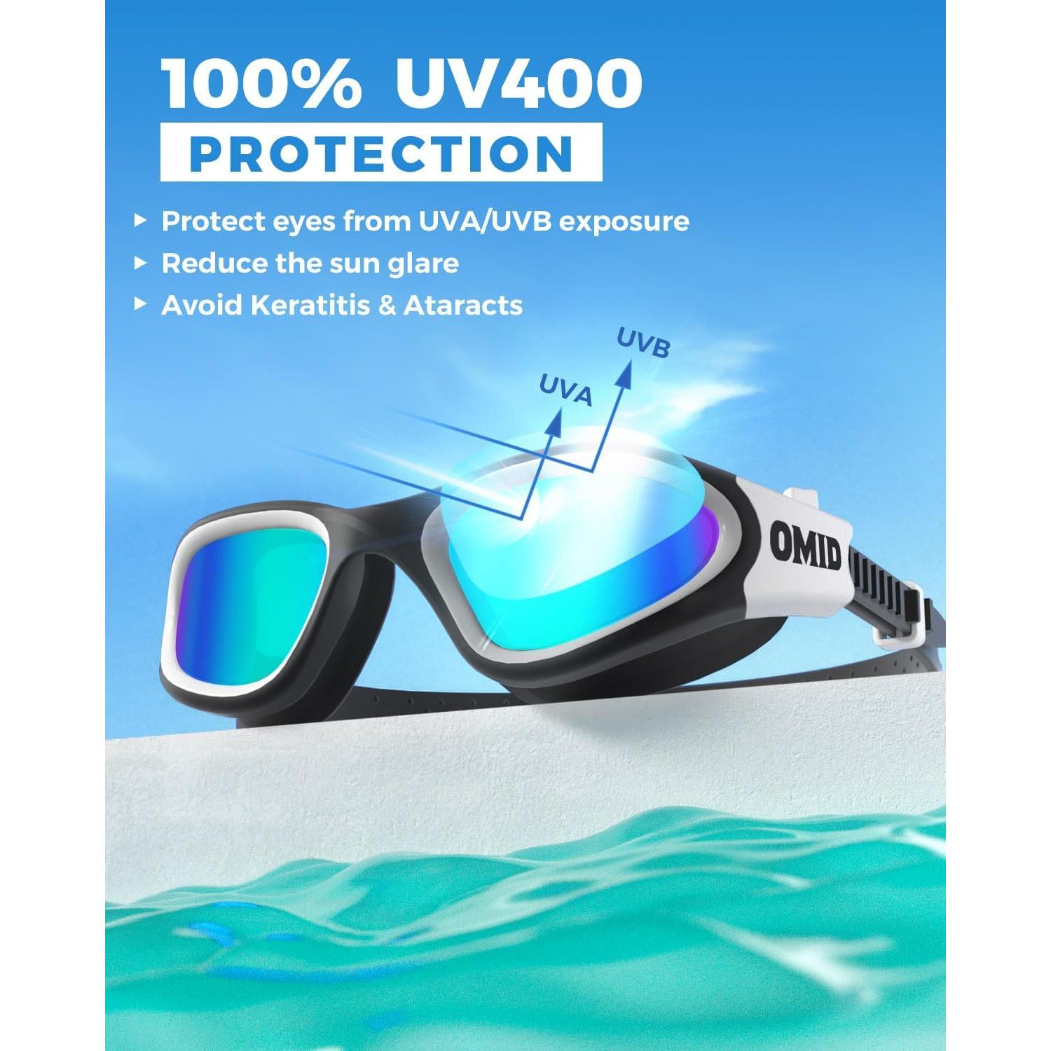 Gafas de natación OMID P2 polarizadas antiempañantes