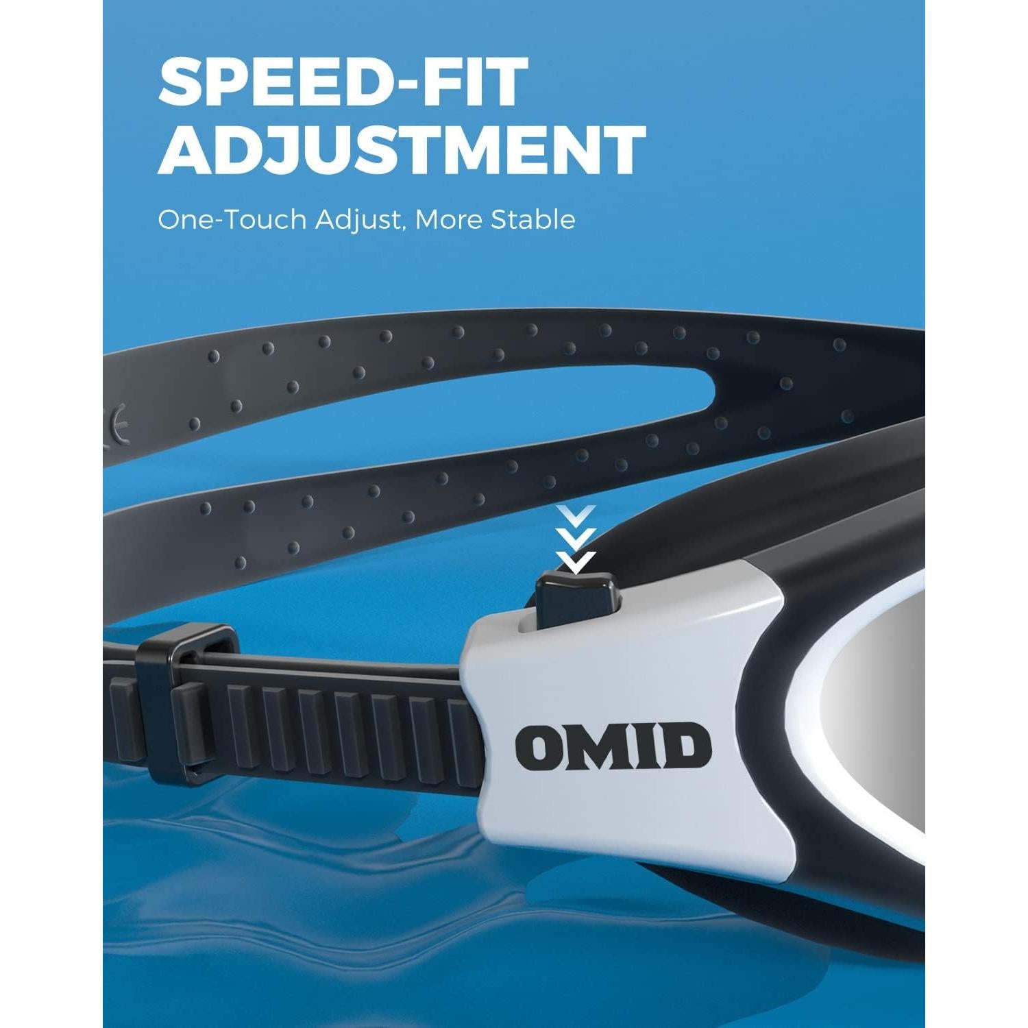 Gafas de natación OMID P2 polarizadas antiempañantes