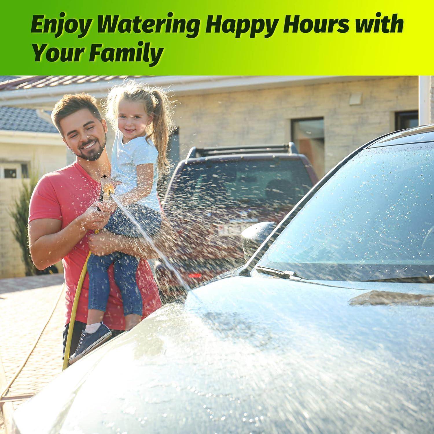 Boquilla de Manguera de Jardín AUTOMAN 100% Metal Ajustable