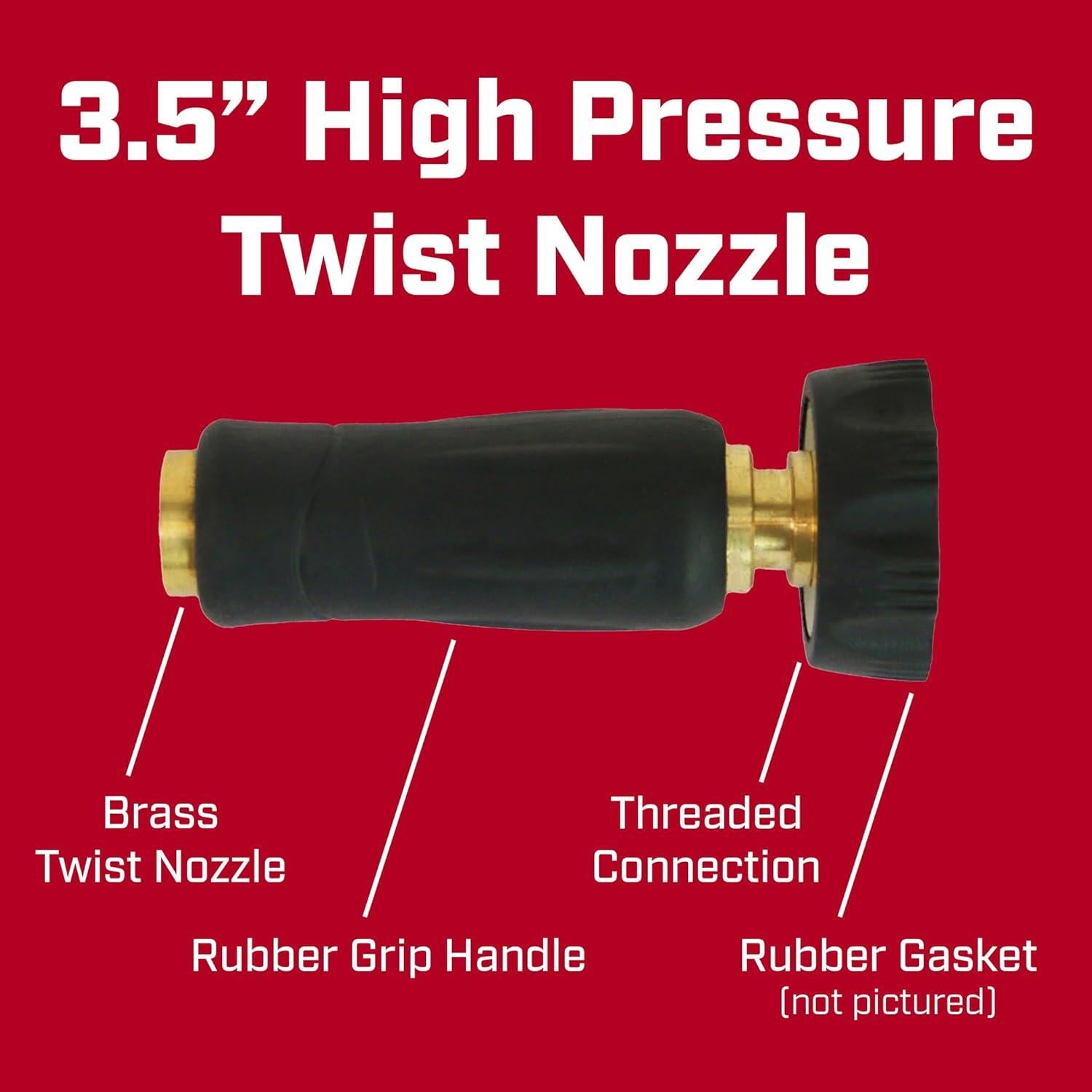 Boquilla de Manguera Ajustable Chapin 6-9472 de Latón 9.21 cm