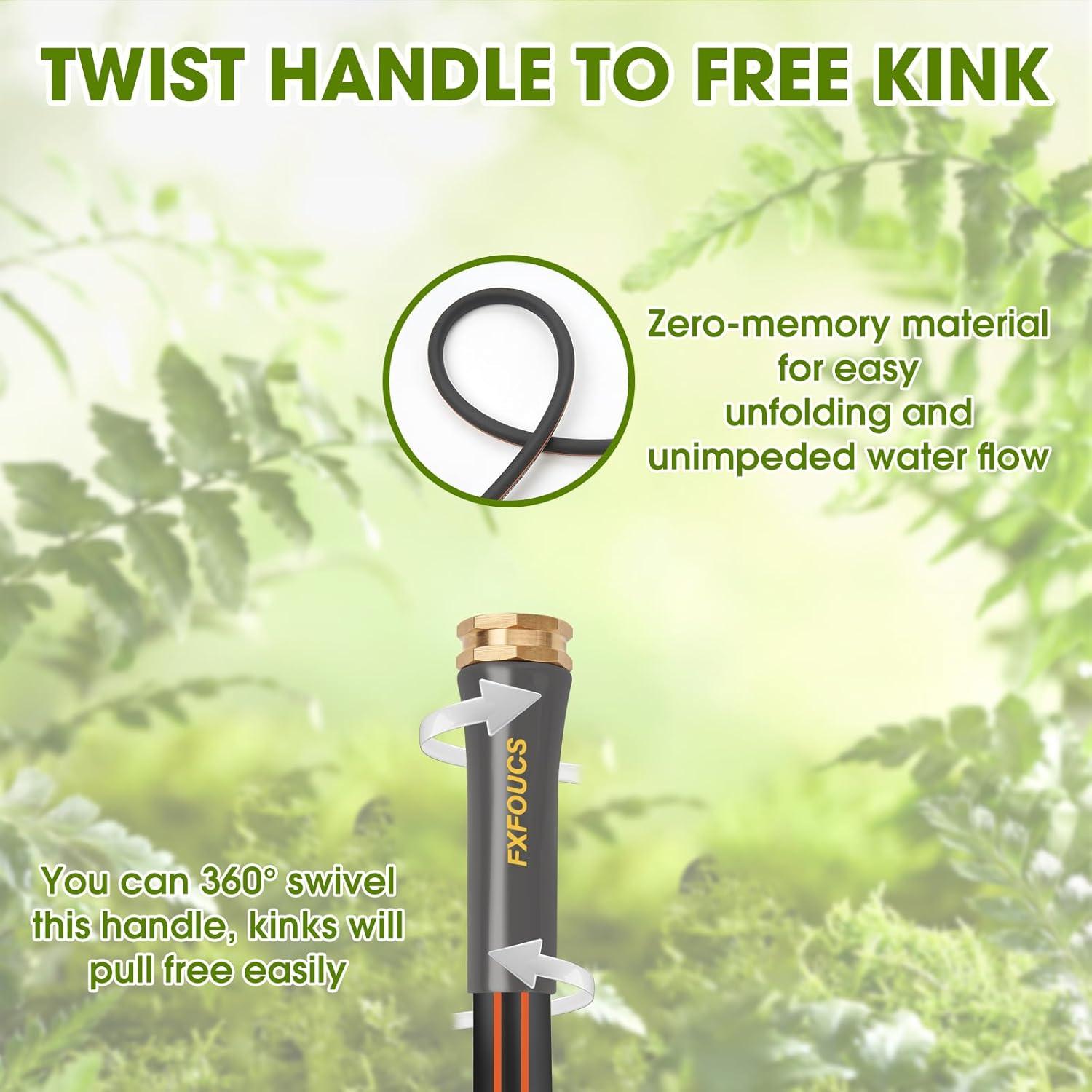 Manguera de Jardín FXFOUCS 30.48m Alta Resistencia 600 PSI