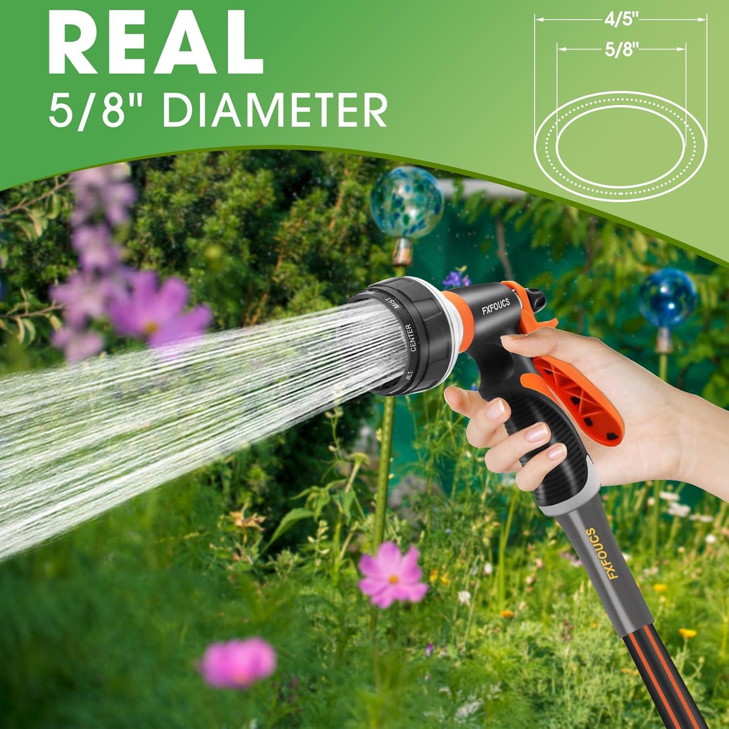 Manguera de Jardín FXFOUCS 30.48m Alta Resistencia 600 PSI