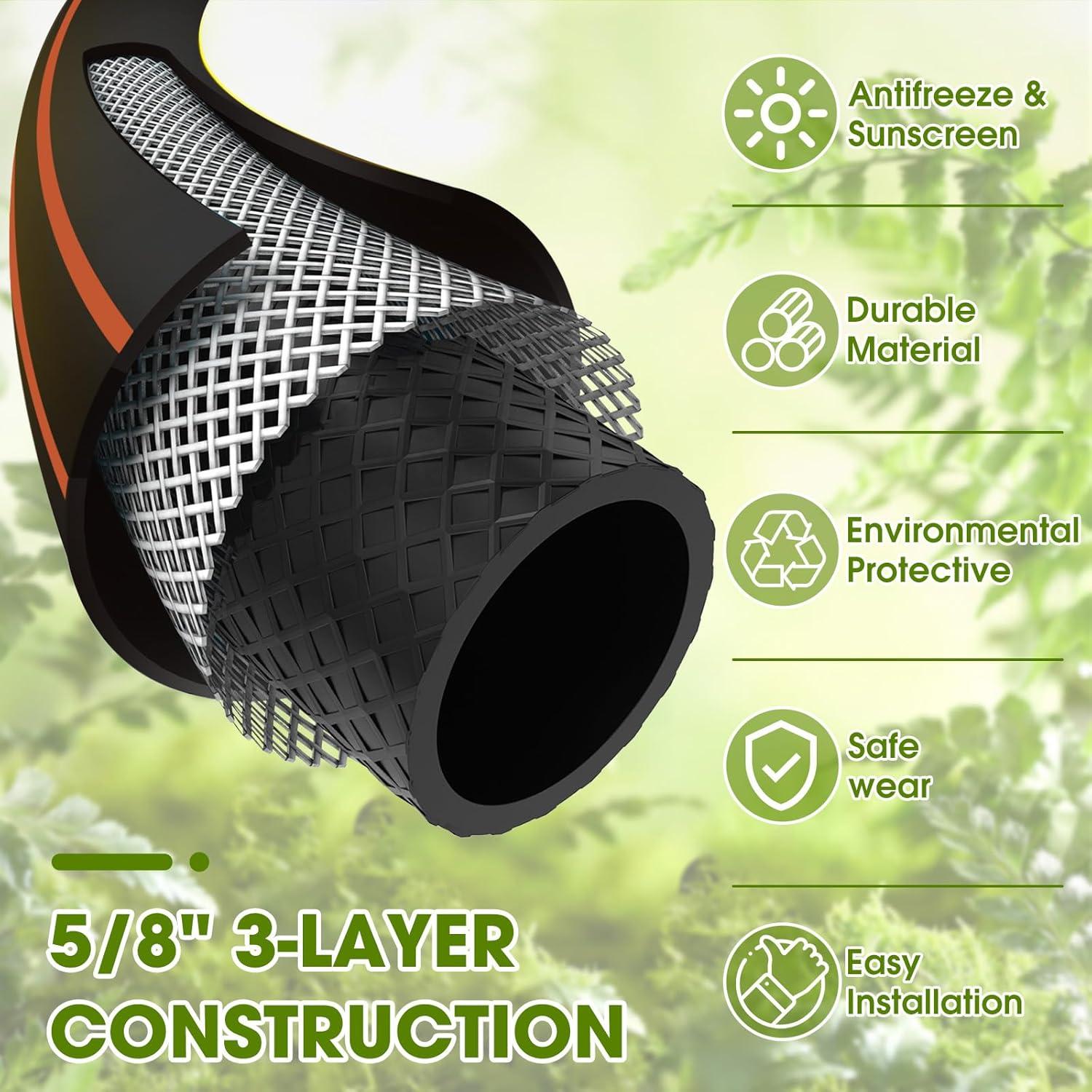 Manguera de Jardín FXFOUCS 30.48m Alta Resistencia 600 PSI