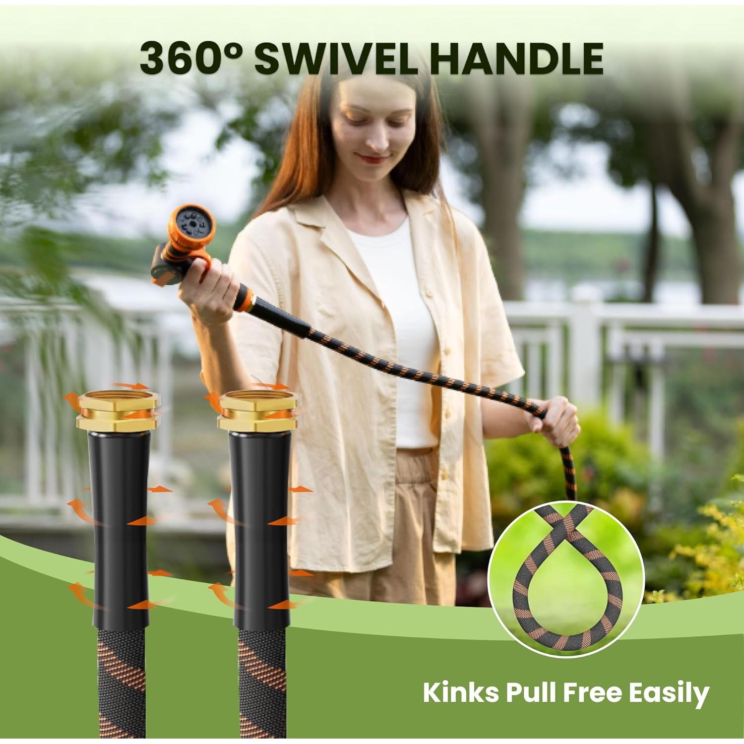 Manguera de Jardín Giraffe Tools 7.62 m 1/2" Flexible 600 psi