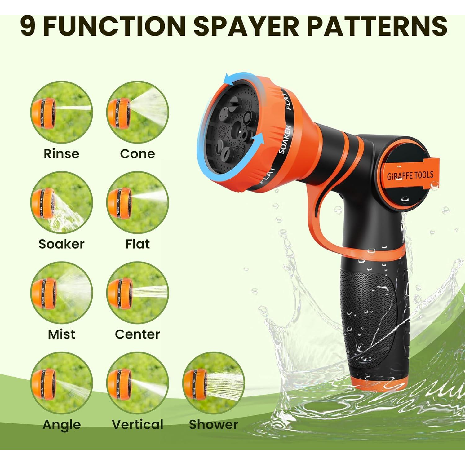 Manguera de Jardín Giraffe Tools 7.62 m 1/2" Flexible 600 psi