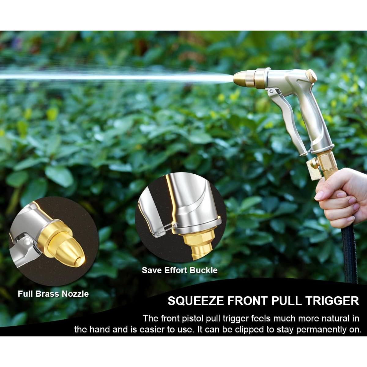 Boquilla de Manguera de Jardín ESOW de Metal 4 Patrones