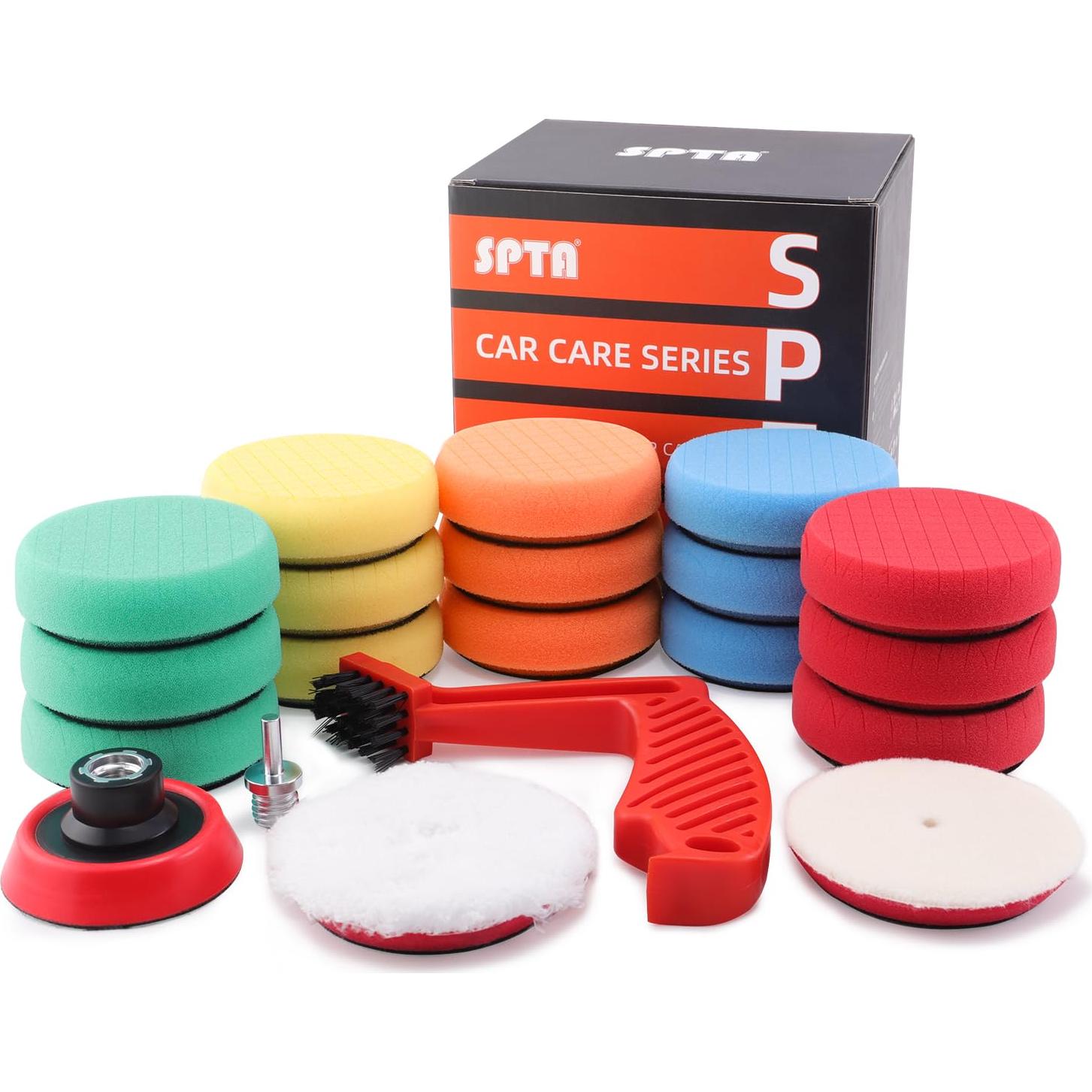 Kit de Almohadillas de Pulido SPTA 20 Piezas 80mm
