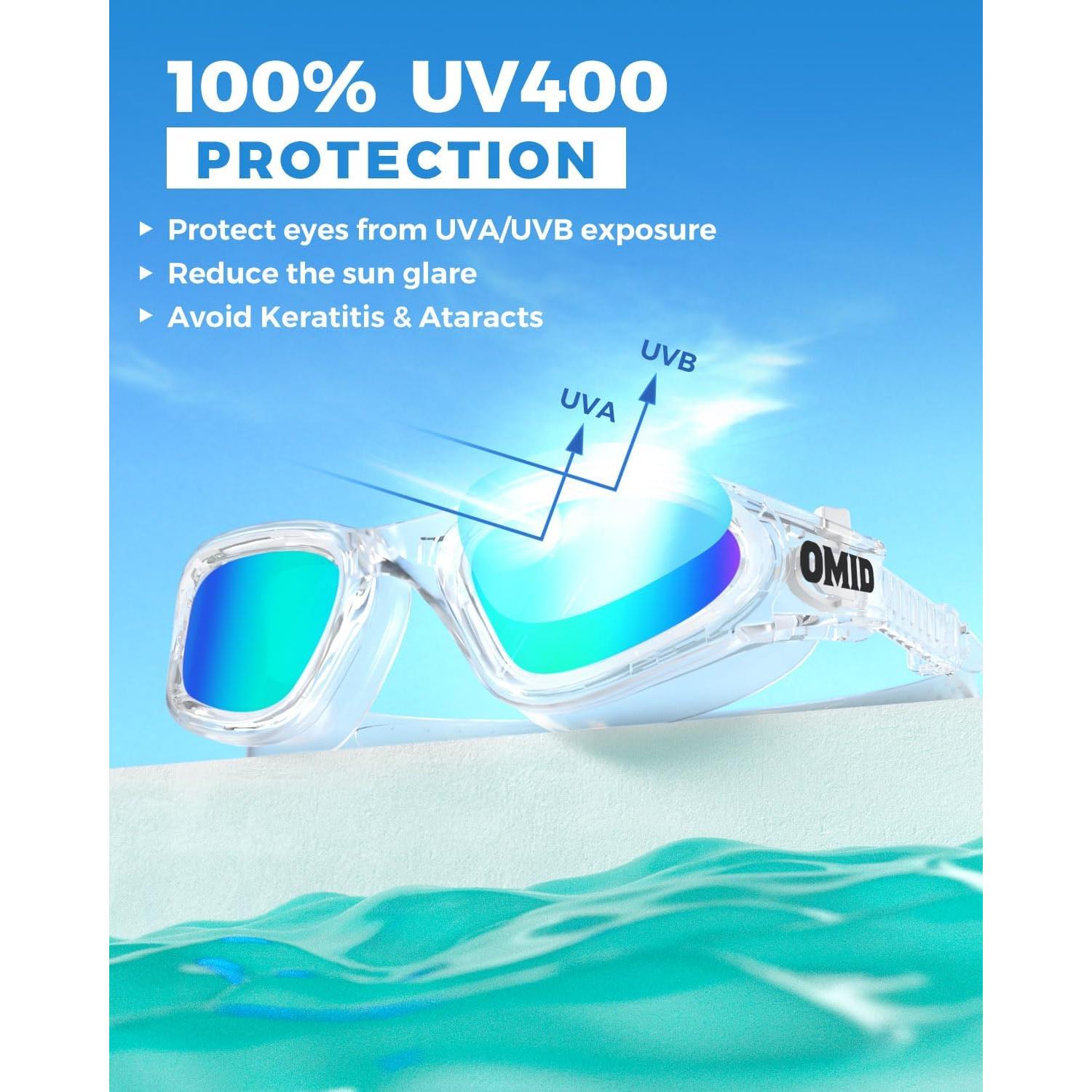 Gafas de natación OMID P2 polarizadas antiempañantes