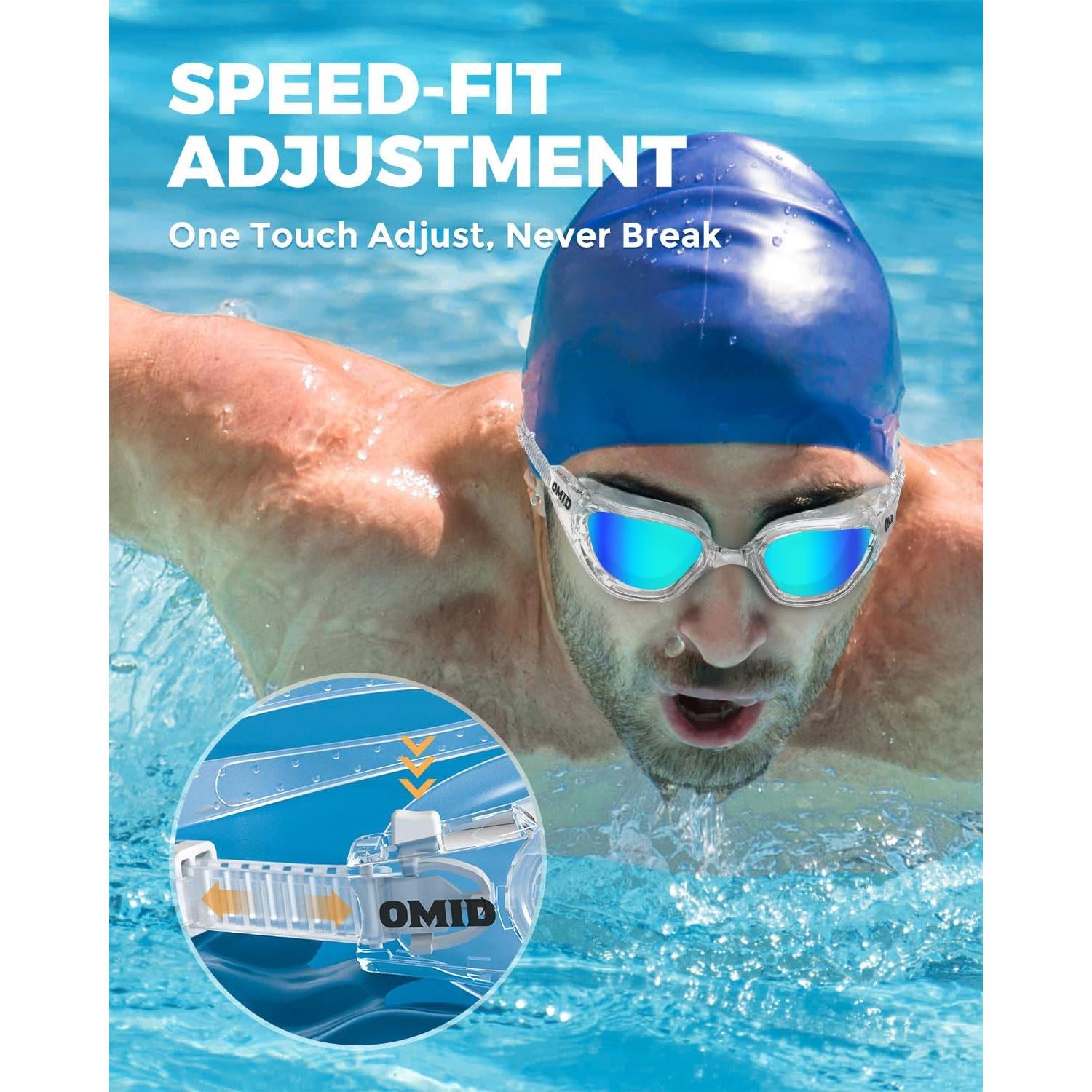 Gafas de natación OMID P2 polarizadas antiempañantes