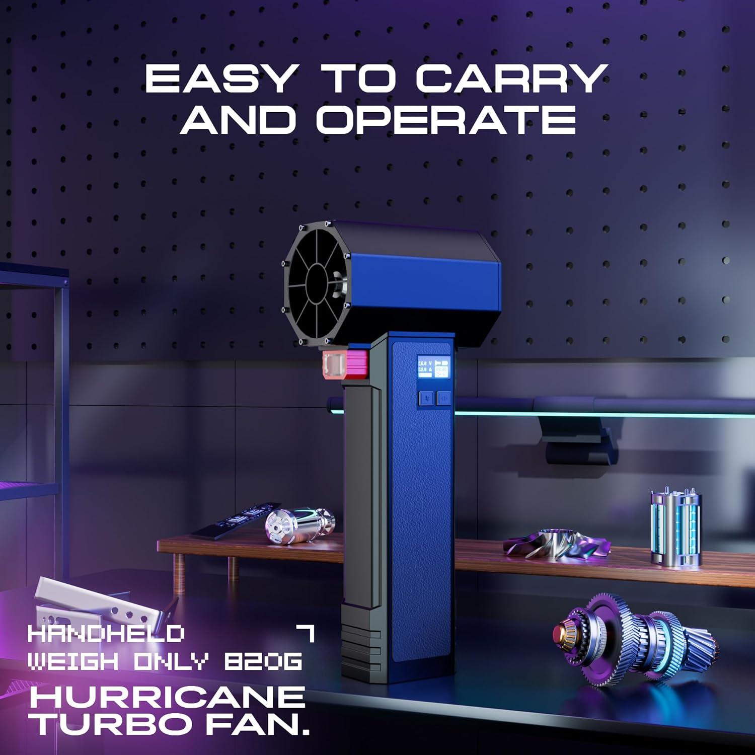 Soplador Secador Turbo PERFORMANCE GURU TF64 4000mAh 4 Velocidades