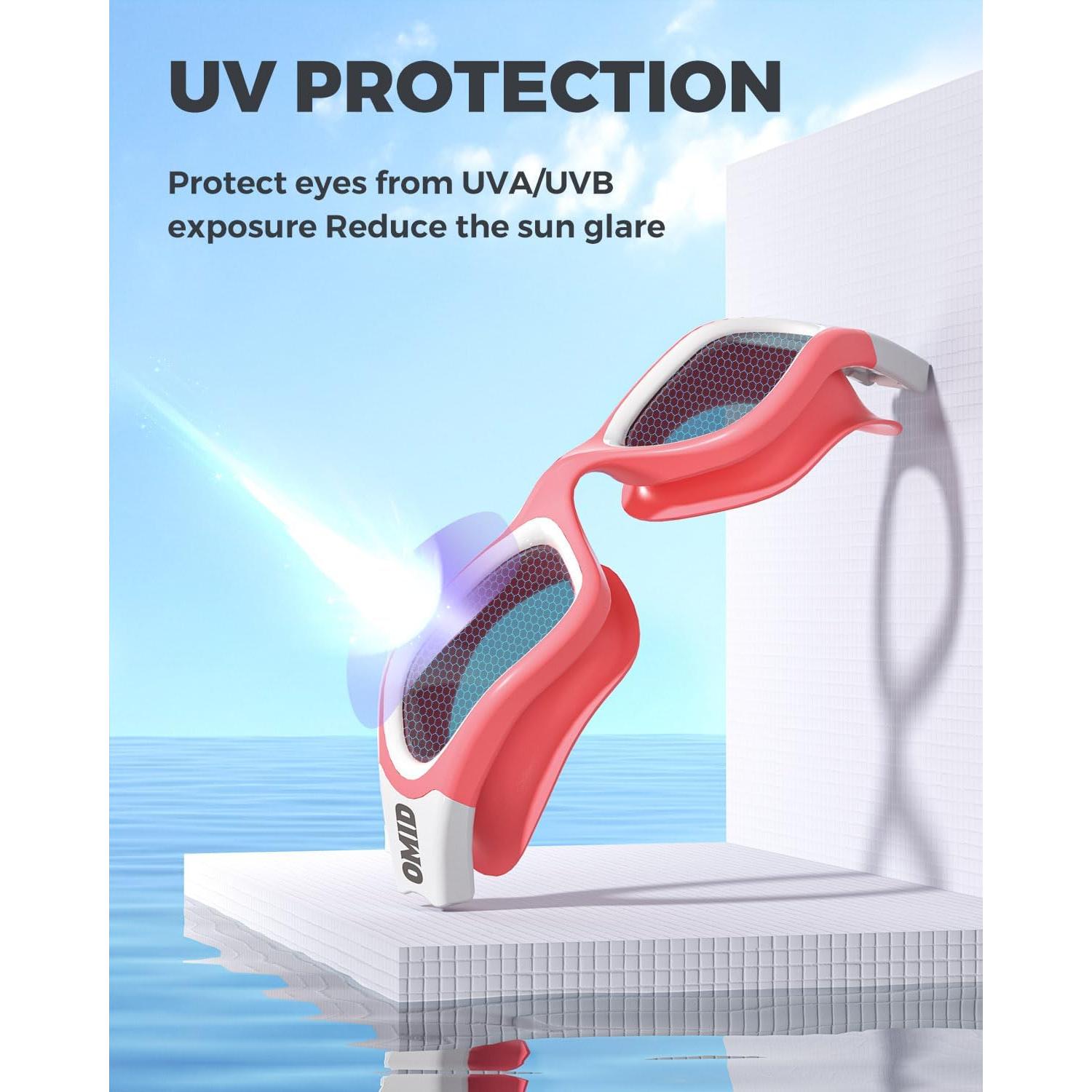 Gafas de natación OMID polarizadas antiempañantes para hombres