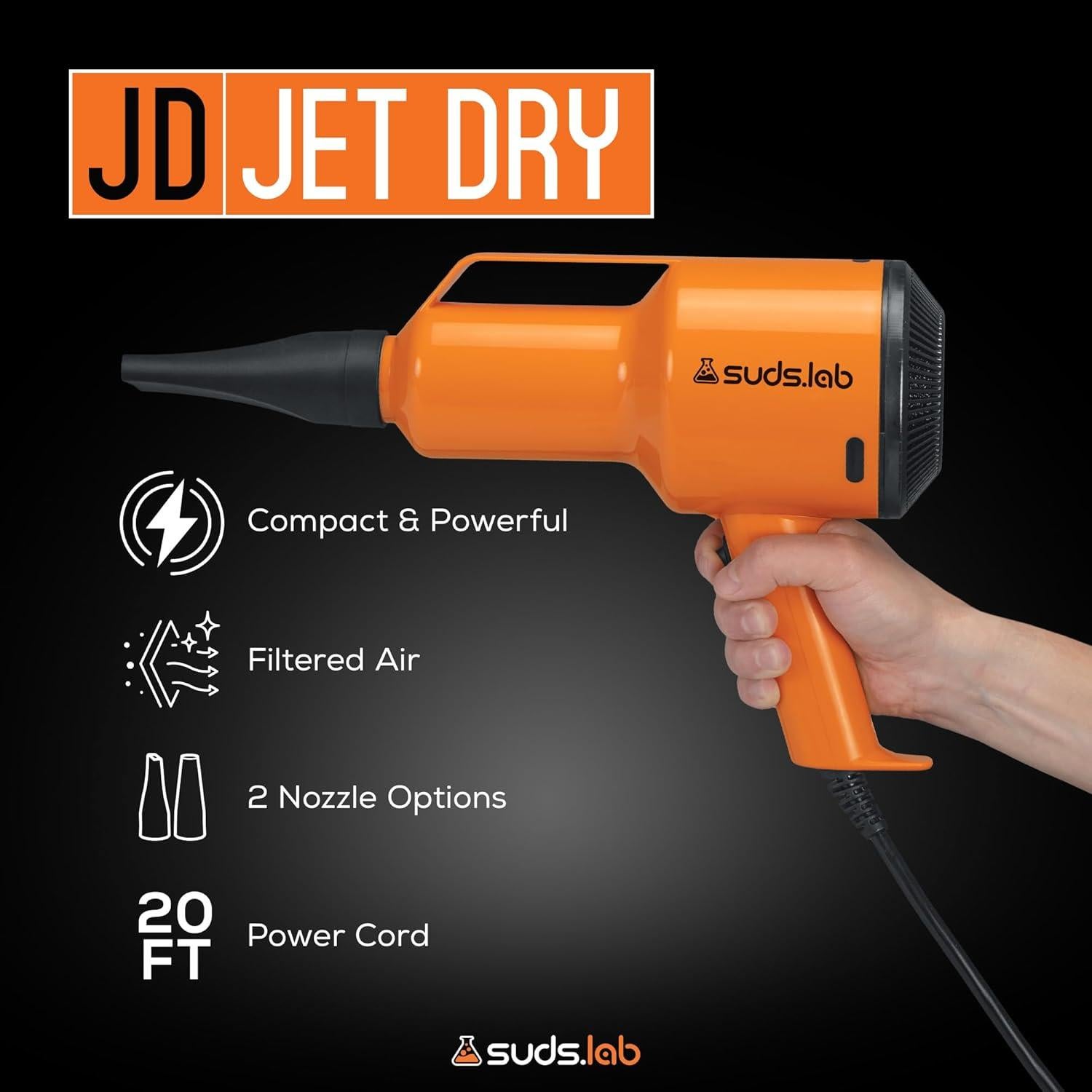 Soplador de Secado de Autos Suds Lab Jet Dry 1.5 HP 6.1m