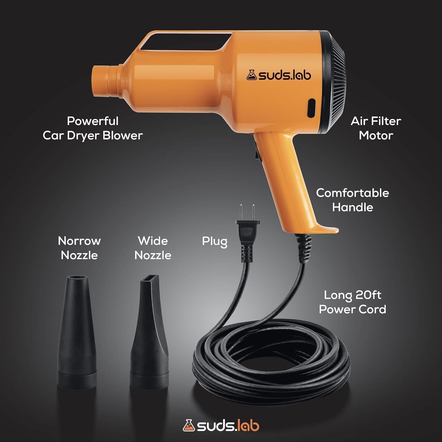 Soplador de Secado de Autos Suds Lab Jet Dry 1.5 HP 6.1m