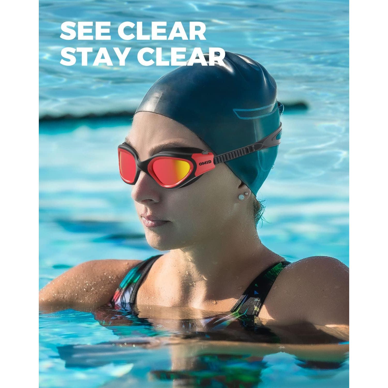 Gafas de natación OMID, polarizadas, antiempañantes, unisex
