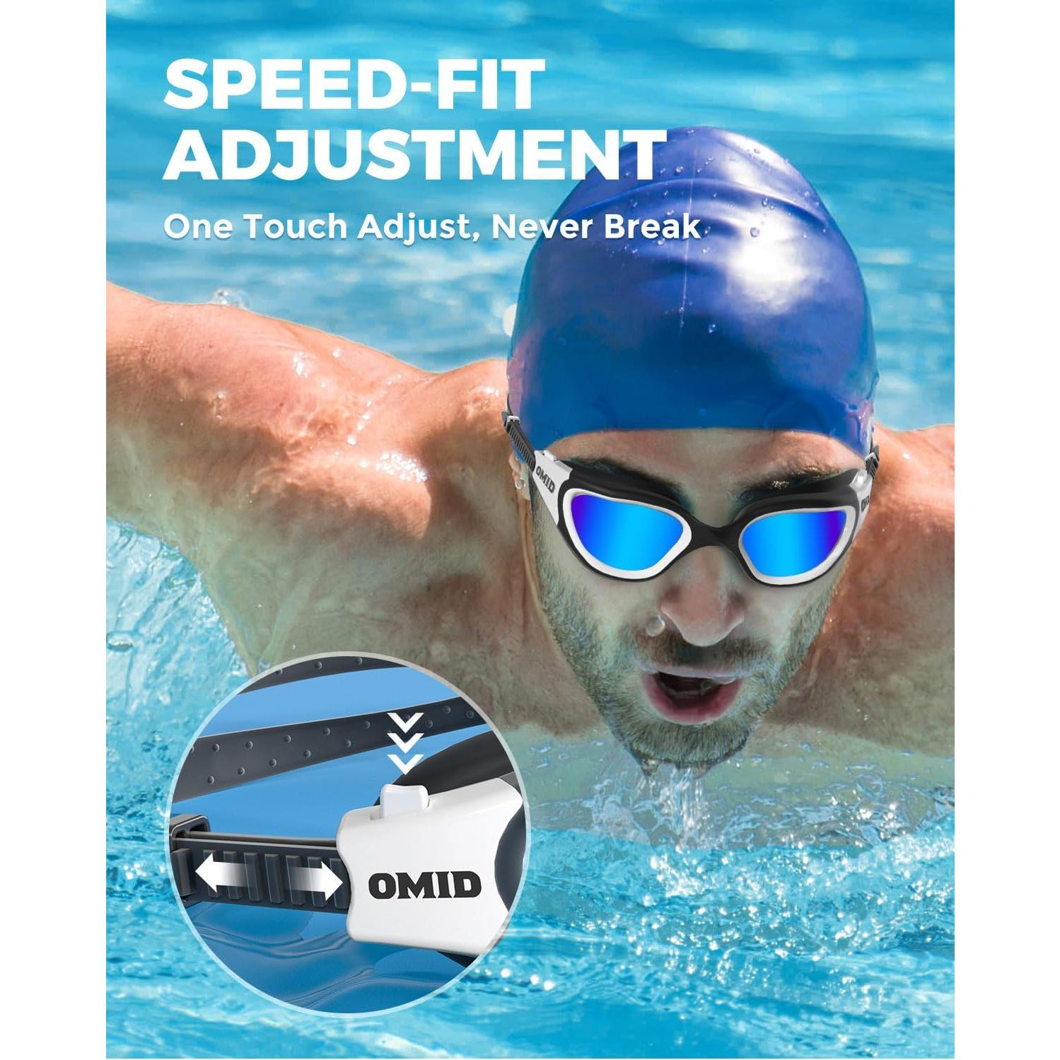 Gafas de natación OMID P2 polarizadas antiempañantes