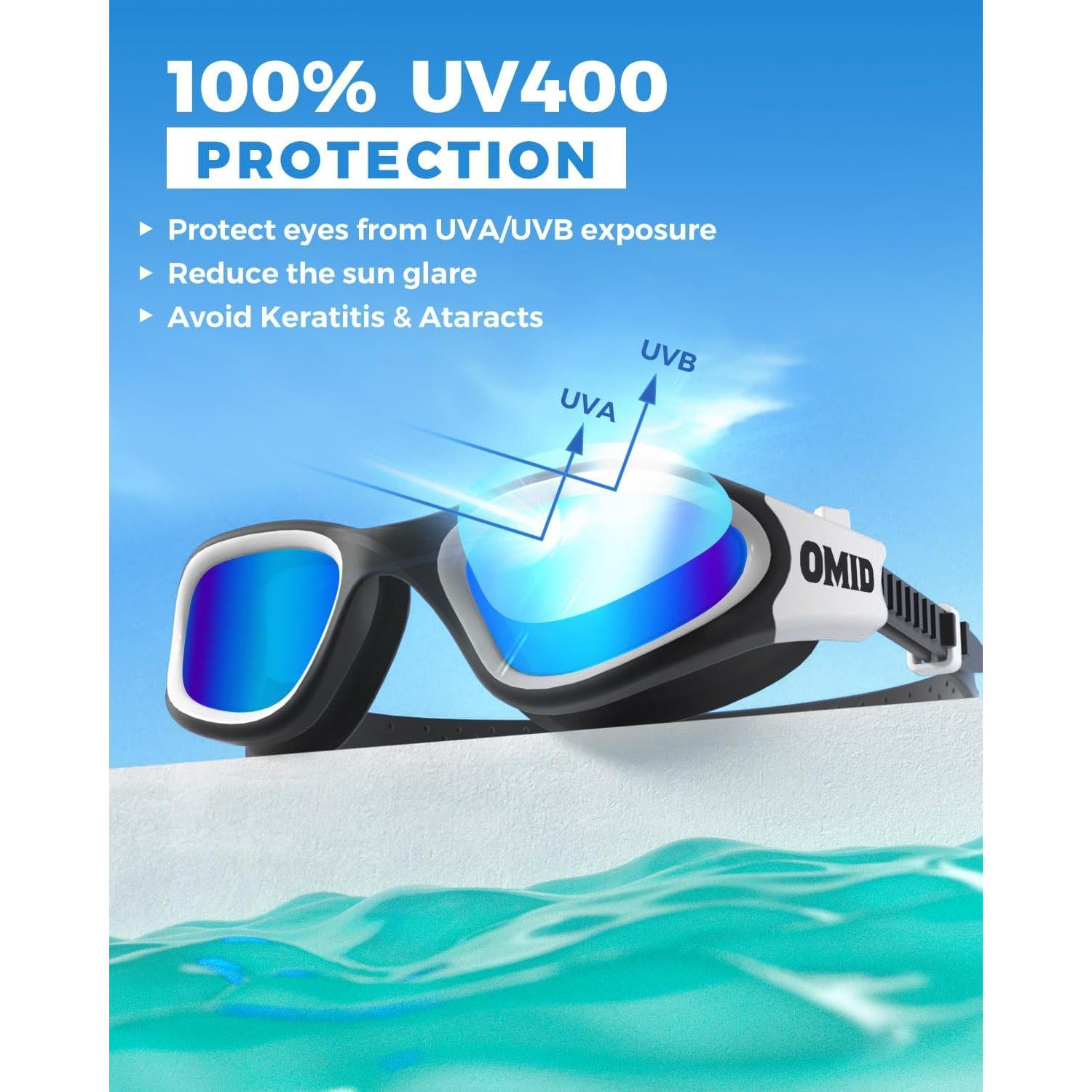 Gafas de natación OMID P2 polarizadas antiempañantes