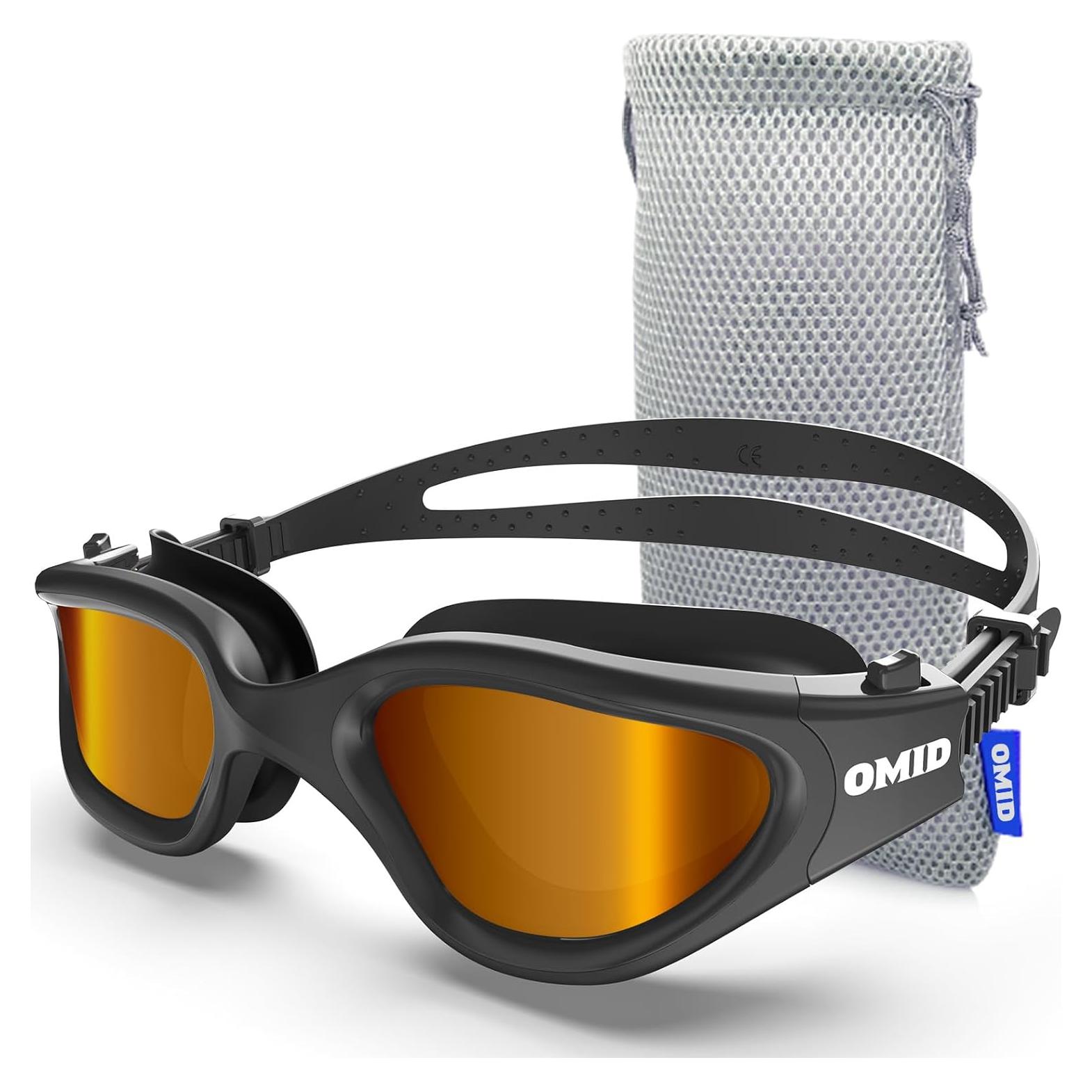 Gafas de natación OMID polarizadas antiempañantes para adultos